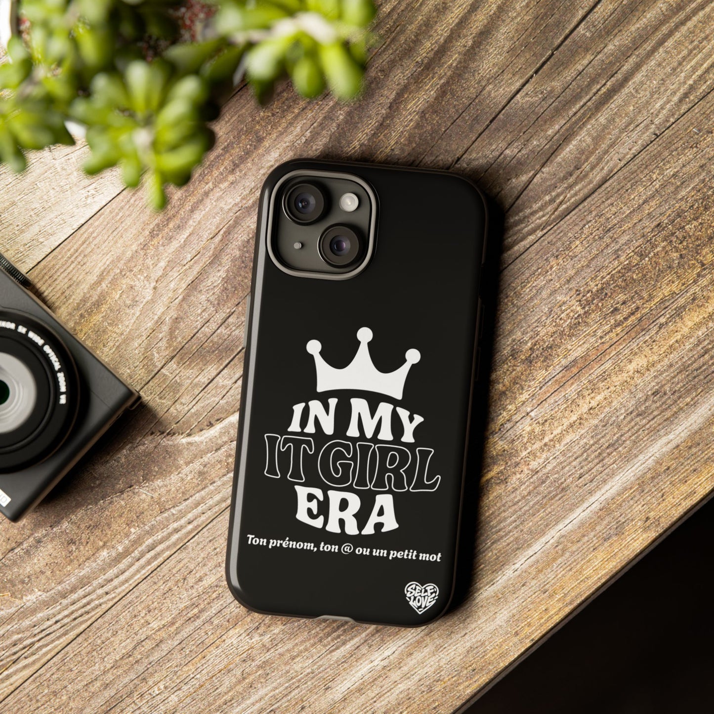 In My It Girl Era - Coque iPhone (noir)