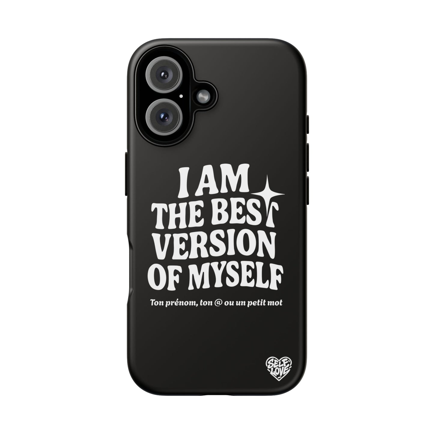 I Am The Best Version Of Myself - Coque iPhone (noir)