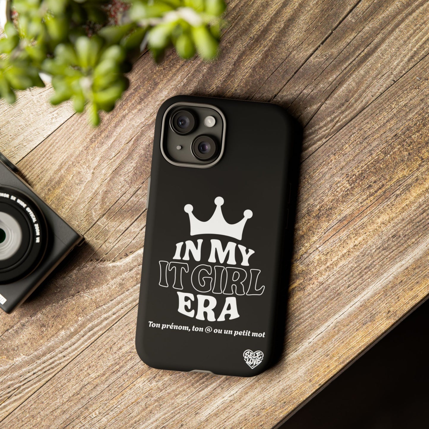 In My It Girl Era - Coque iPhone (noir)