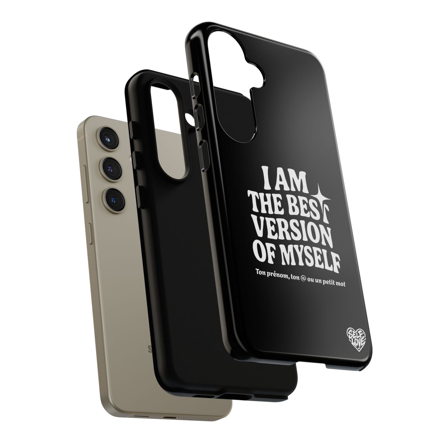 I Am The Best Version Of Myself - Coque Samsung (noir)