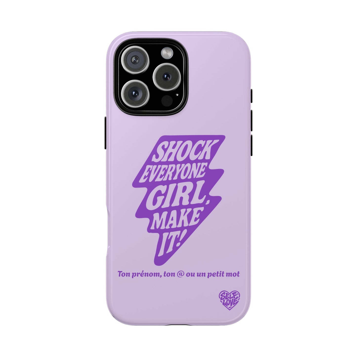 Shock Everyone - Coque iPhone (violet)