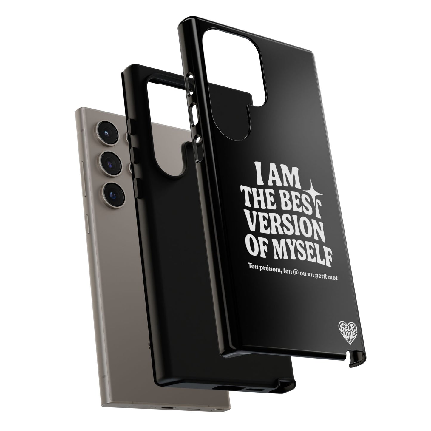 I Am The Best Version Of Myself - Coque Samsung (noir)