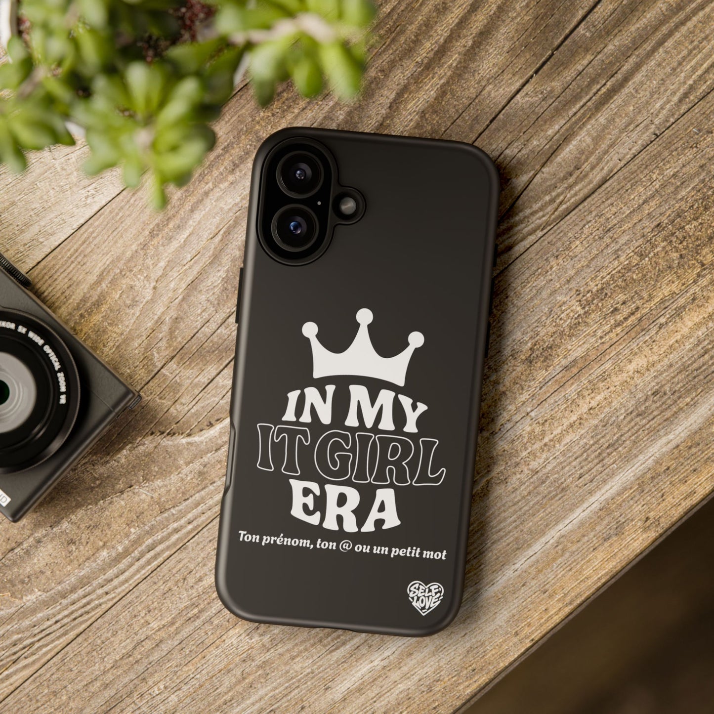 In My It Girl Era - Coque iPhone (noir)