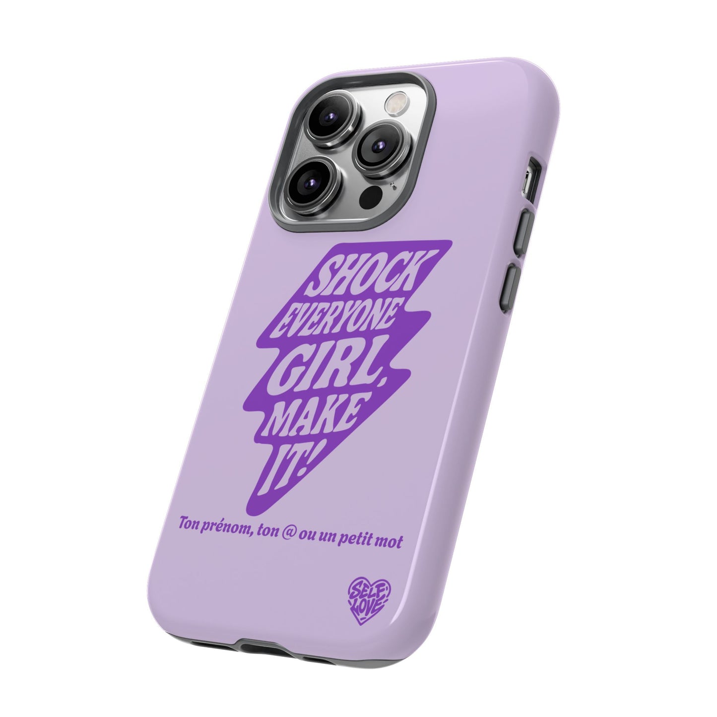 Shock Everyone - Coque iPhone (violet)