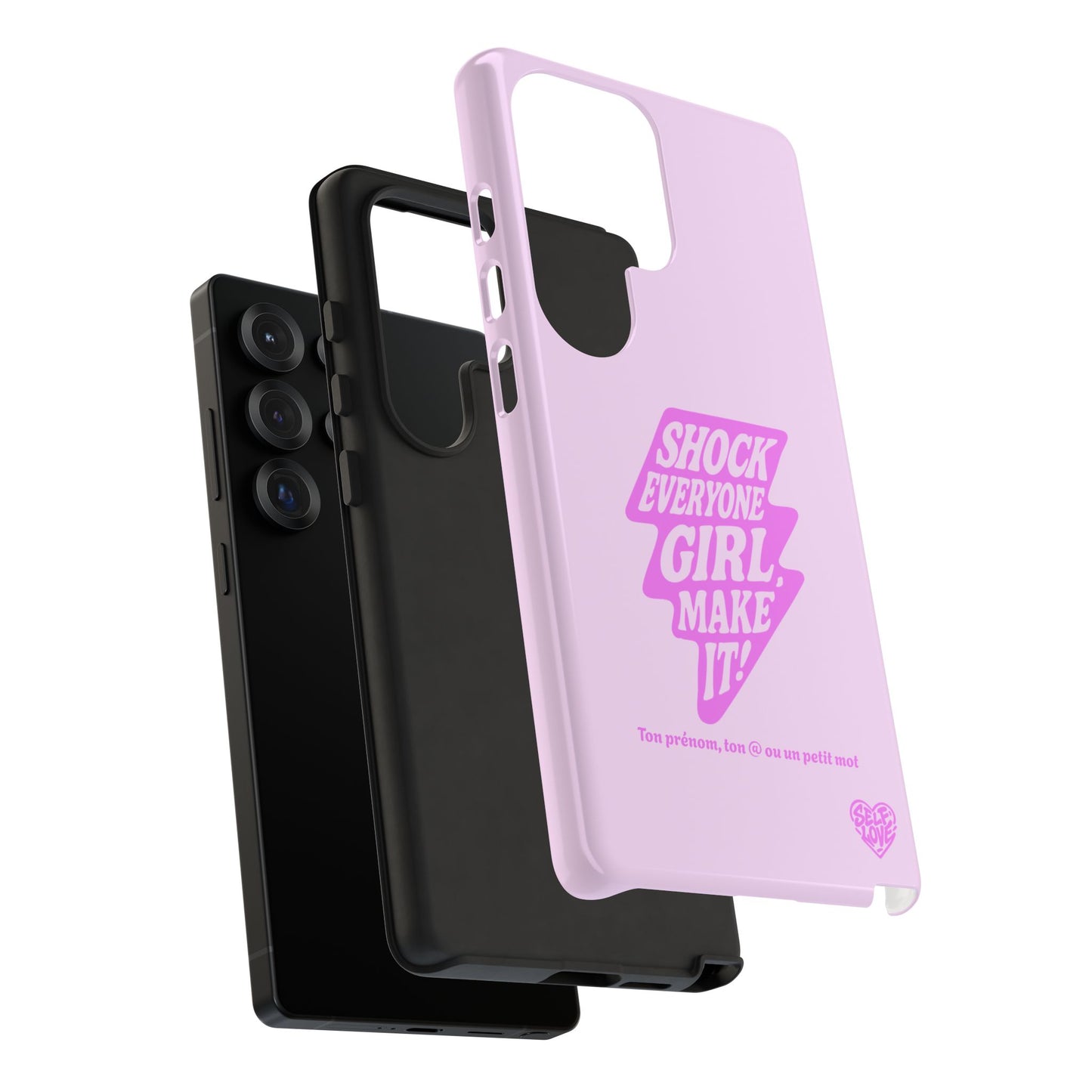Shock Everyone - Coque Samsung (rose)