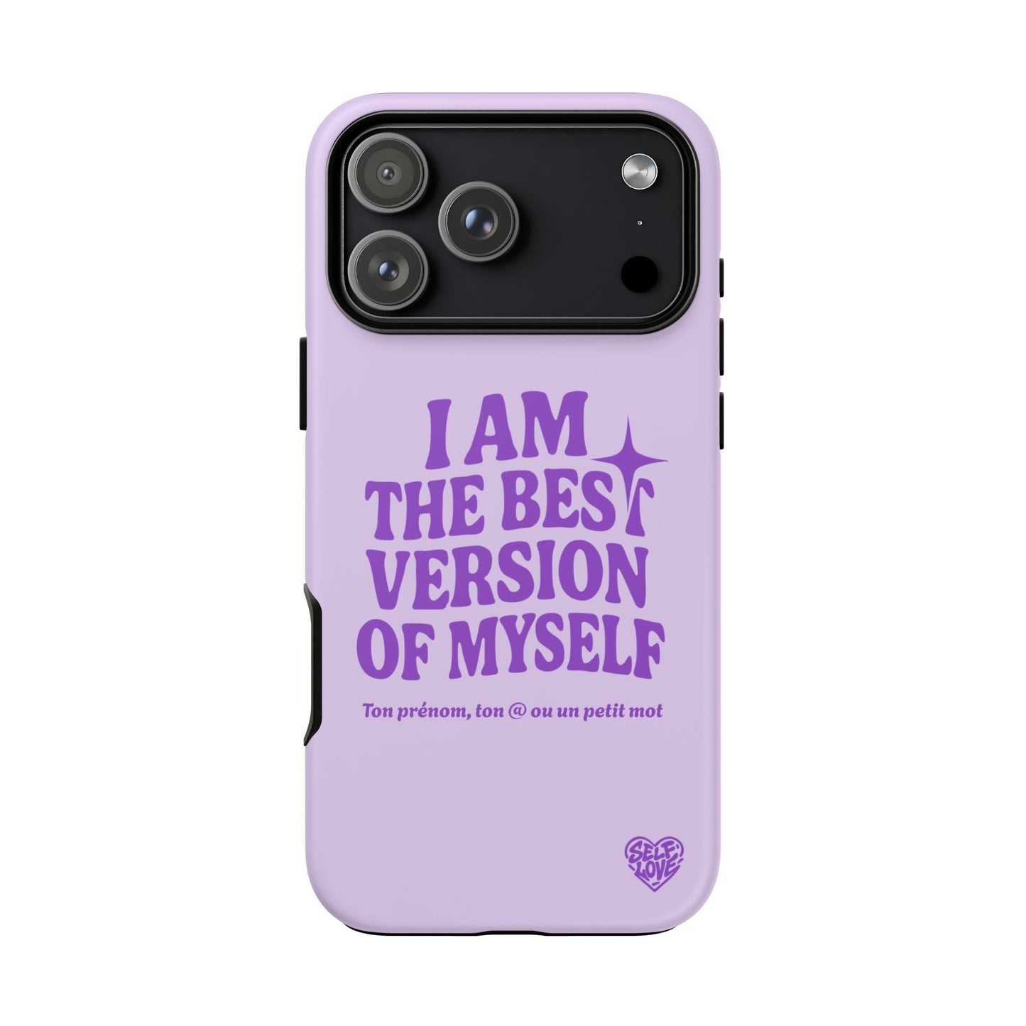 I Am The Best Version Of Myself - Coque iPhone (violet)