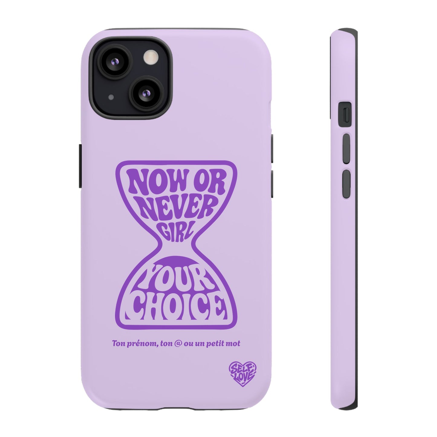 Now Or Never Girl - Coque iPhone (violet)