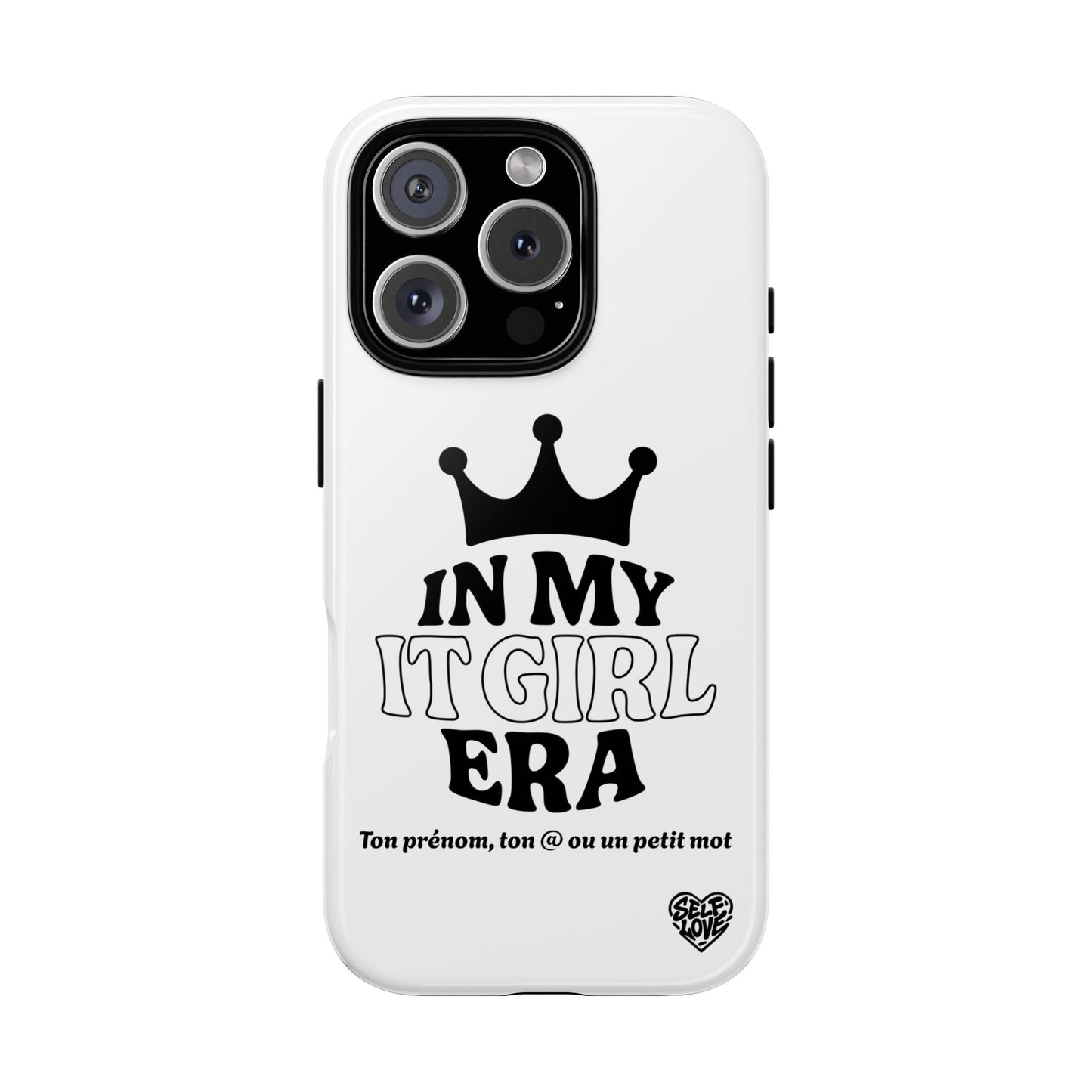 In My It Girl Era - Coque iPhone (blanc)