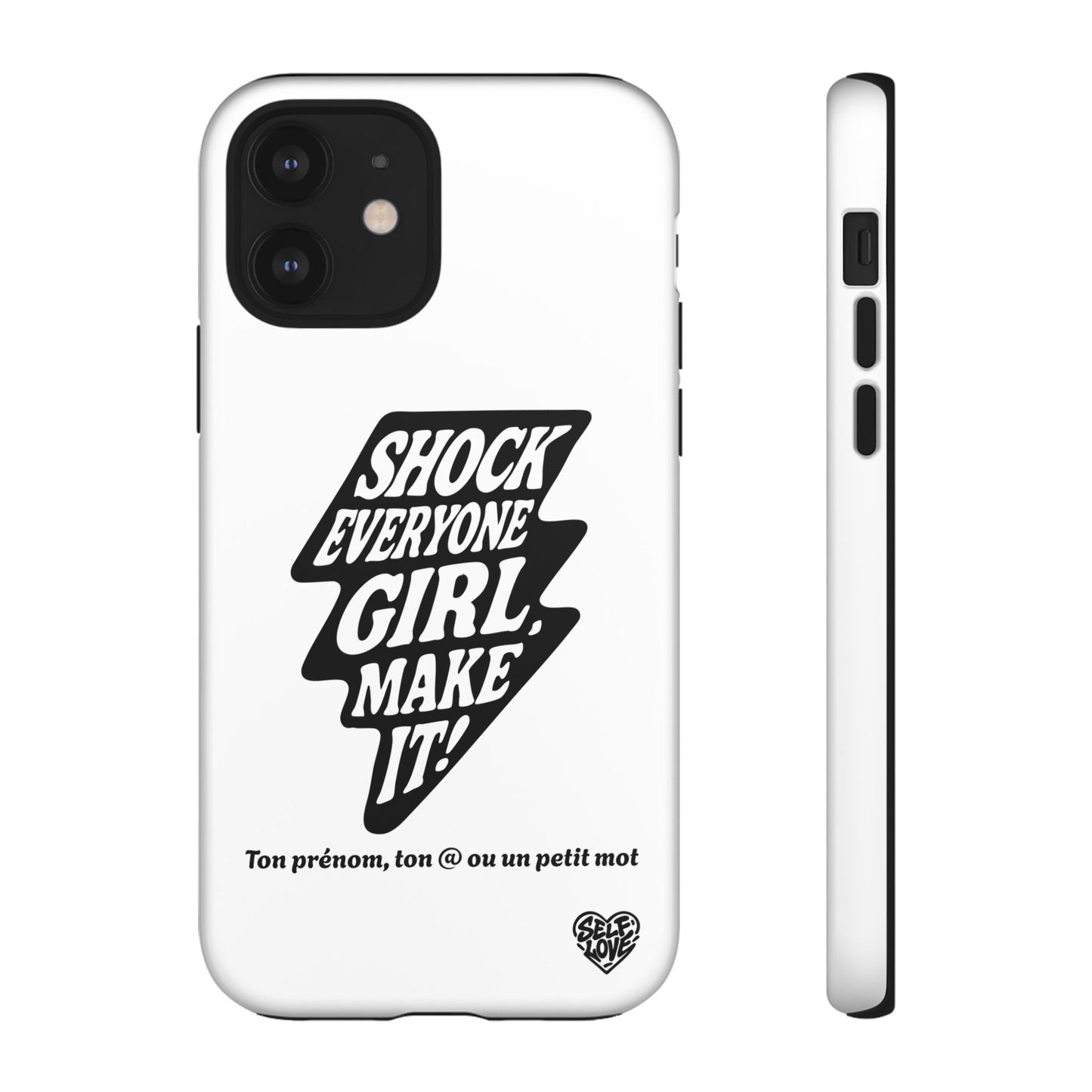 Shock Everyone - Coque iPhone (blanc)