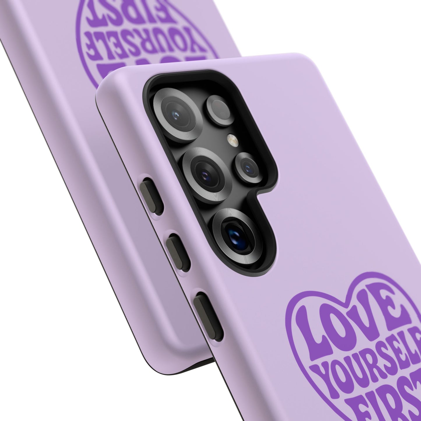 Love Yourself First - Coque Samsung (violet)