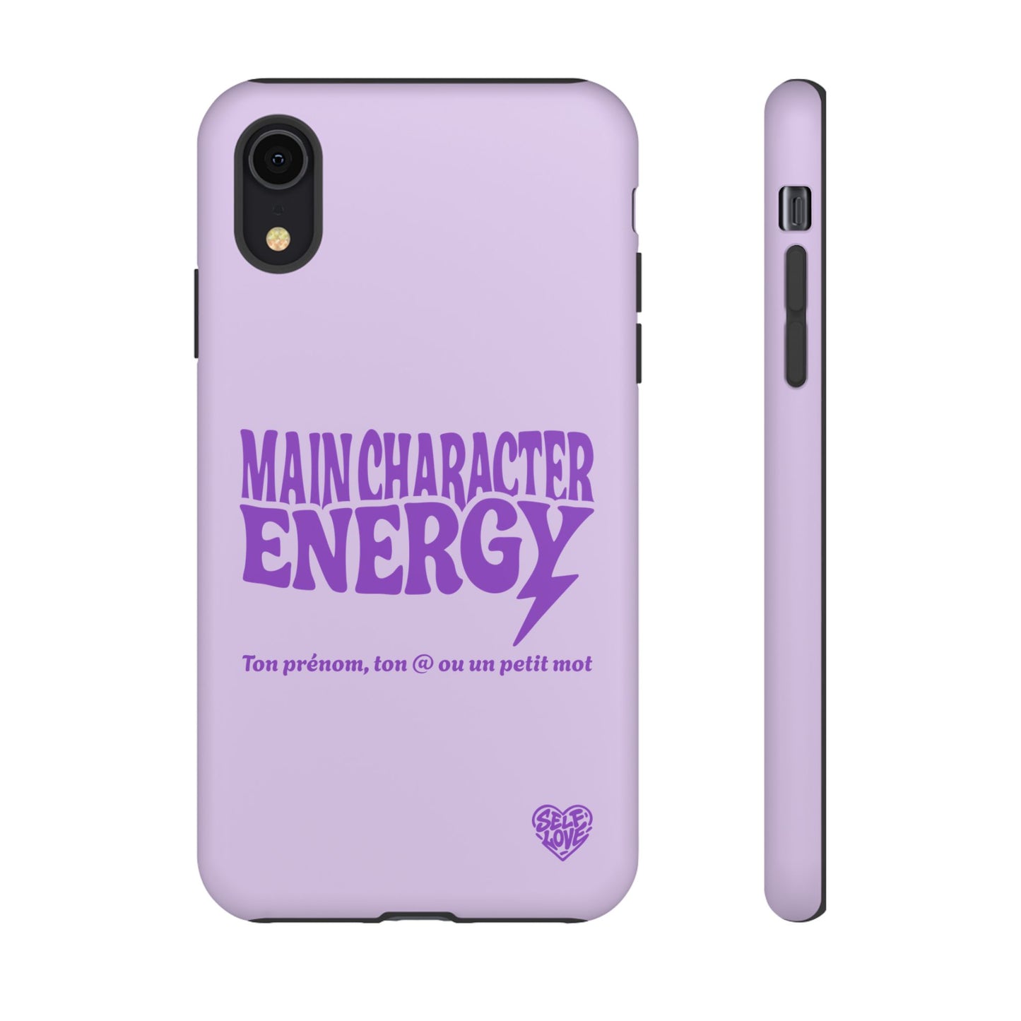 Main Character Energy - Coque iPhone (violet)