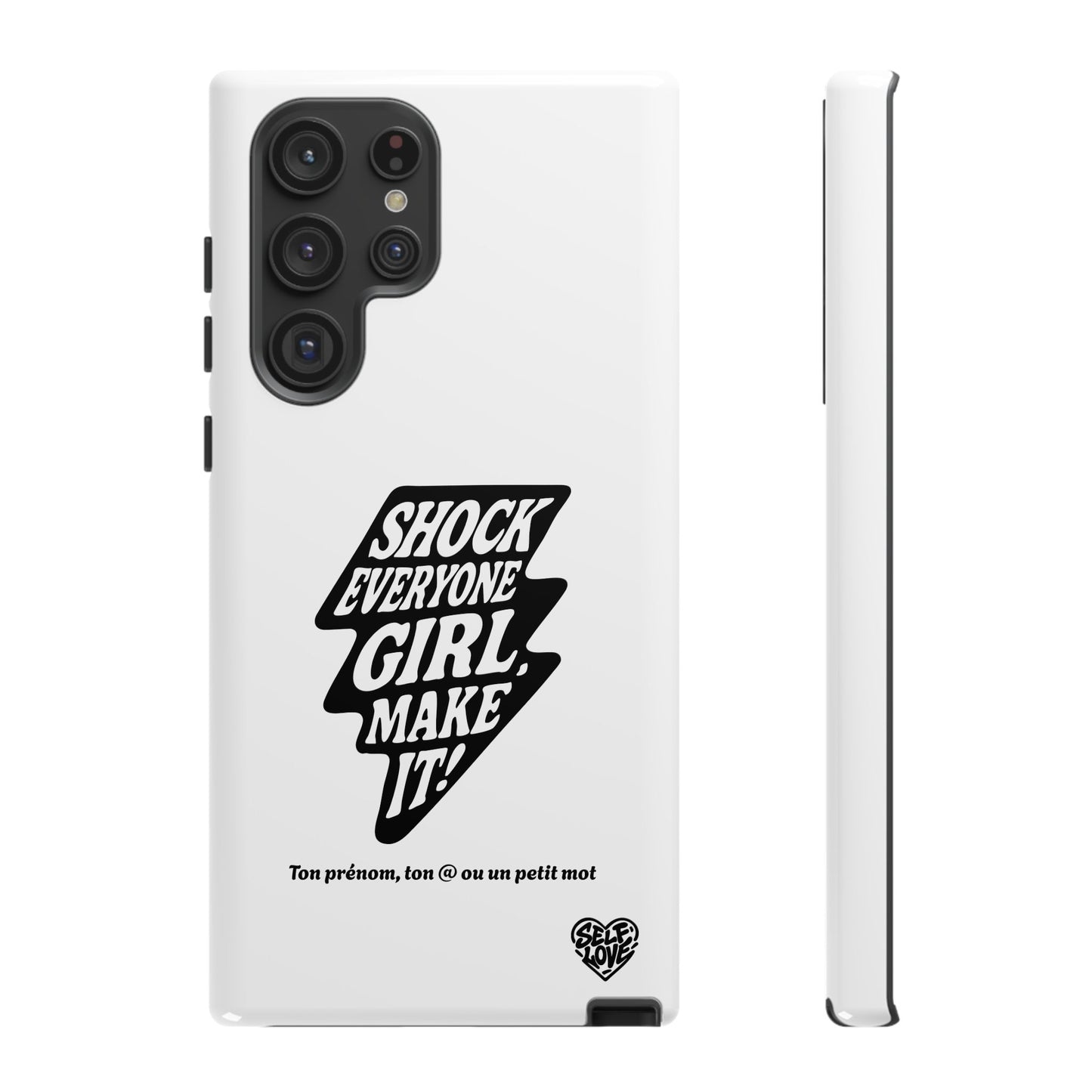 Shock Everyone - Coque Samsung (blanc)