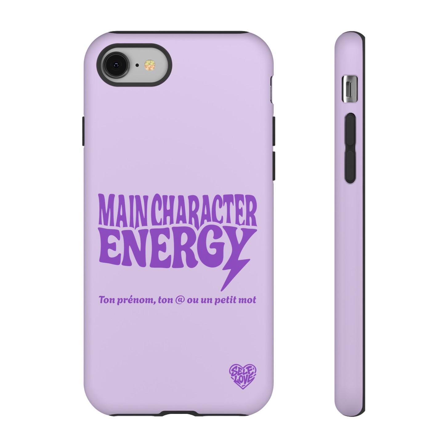 Main Character Energy - Coque iPhone (violet)