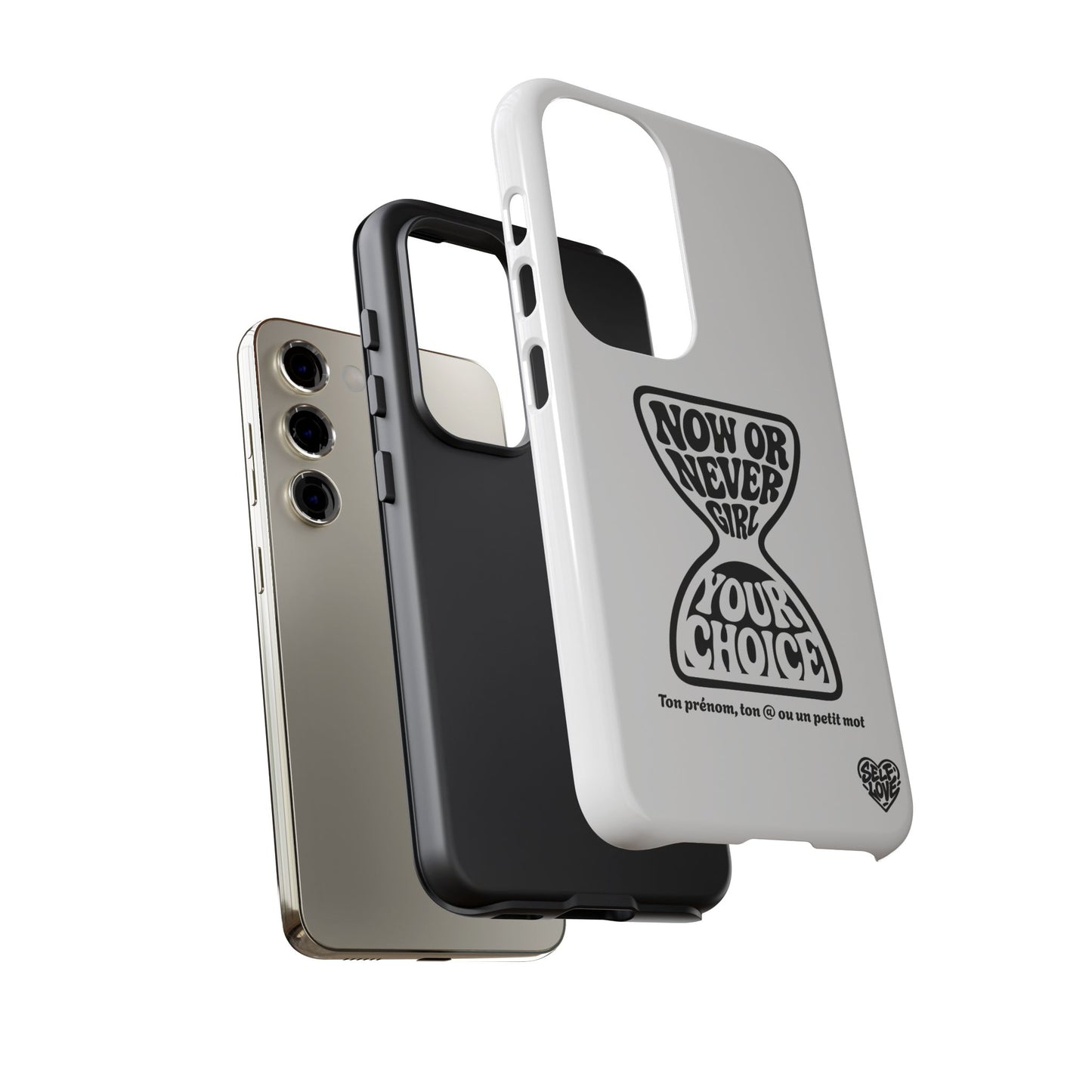 Now Or Never Girl - Coque Samsung (blanc)