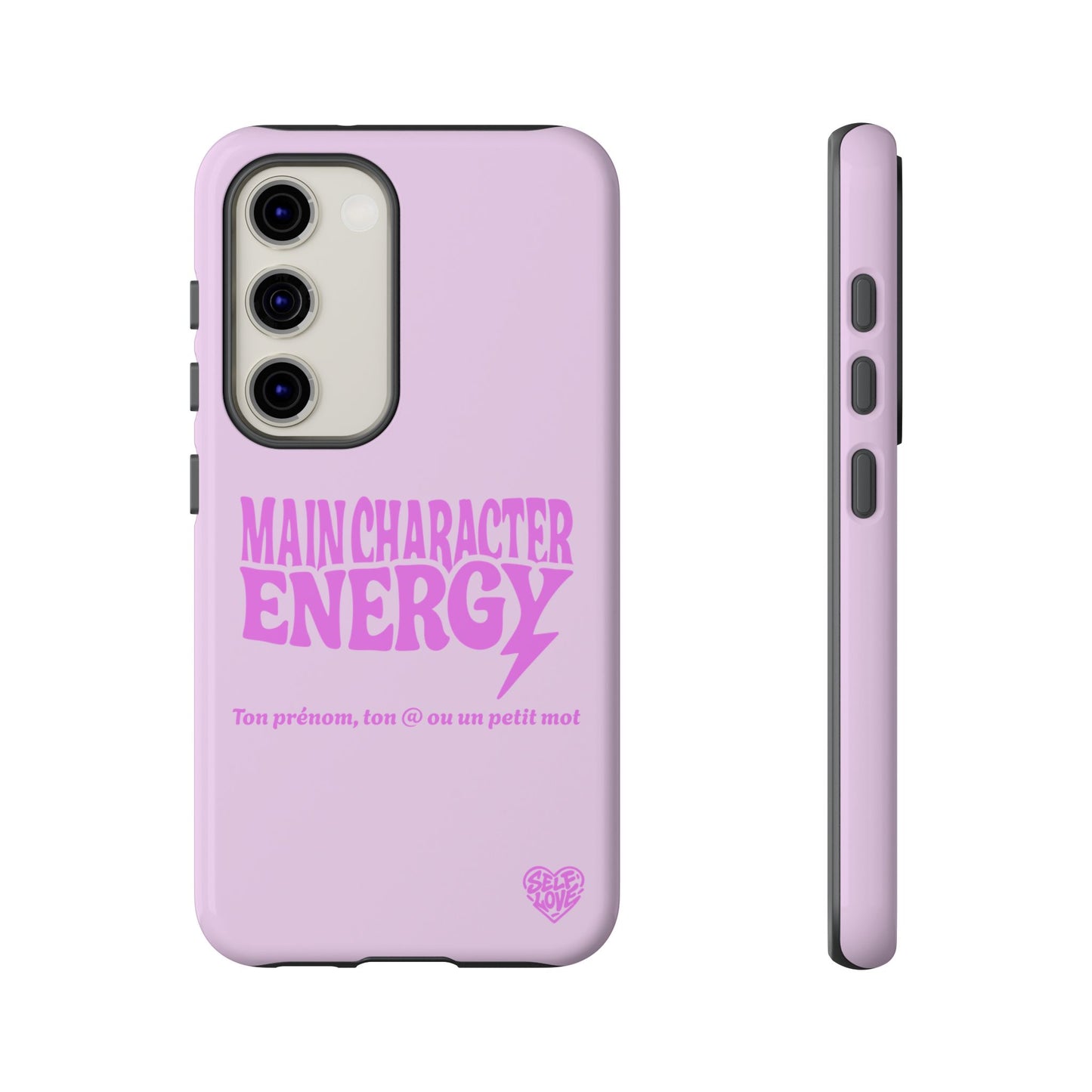 Main Character Energy - Coque Samsung (rose)