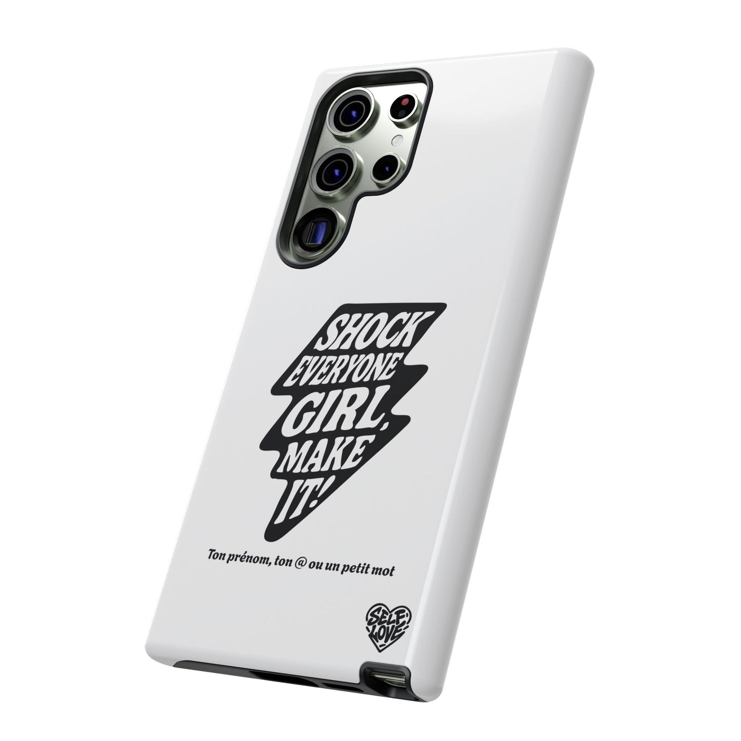 Shock Everyone - Coque Samsung (blanc)