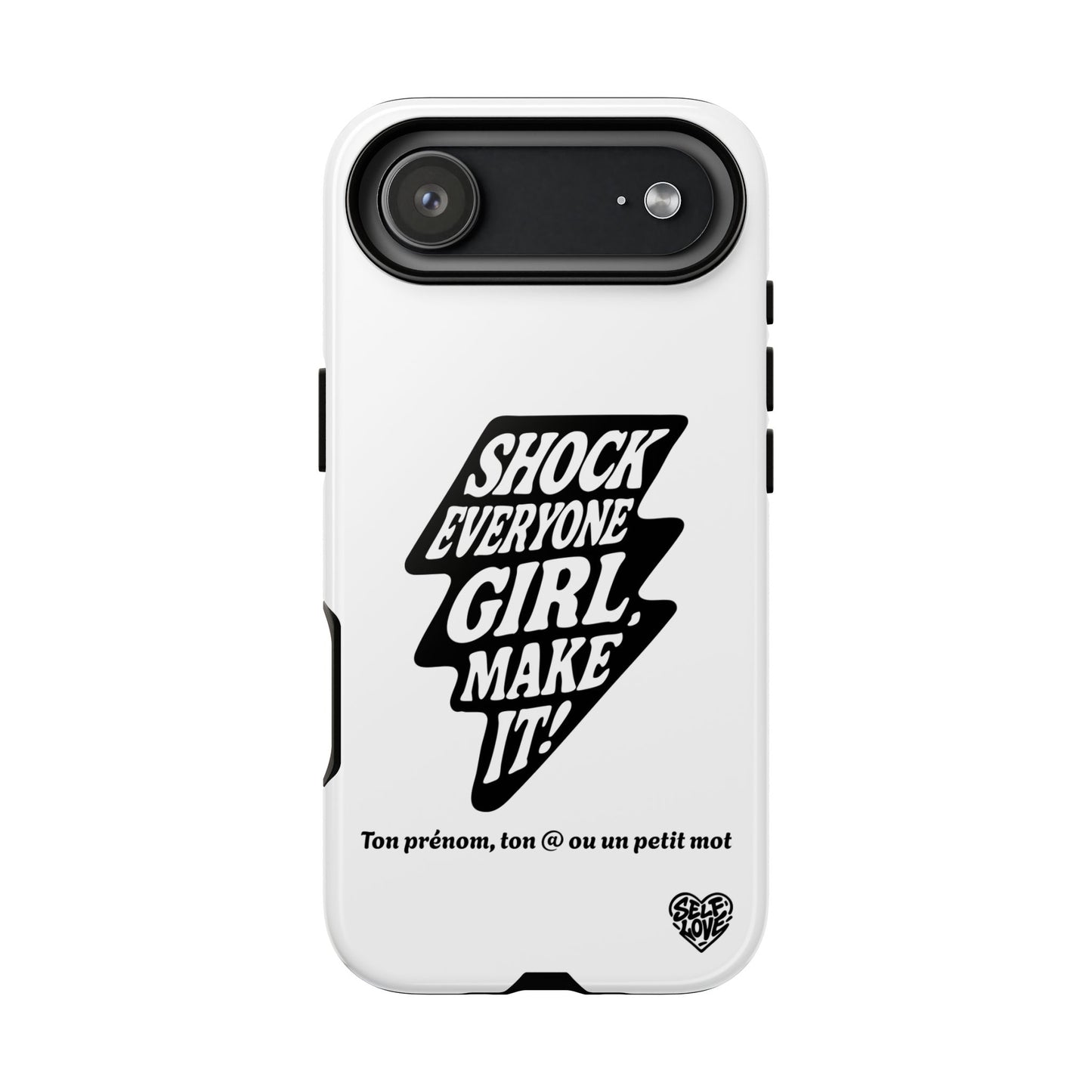 Shock Everyone - Coque iPhone (blanc)