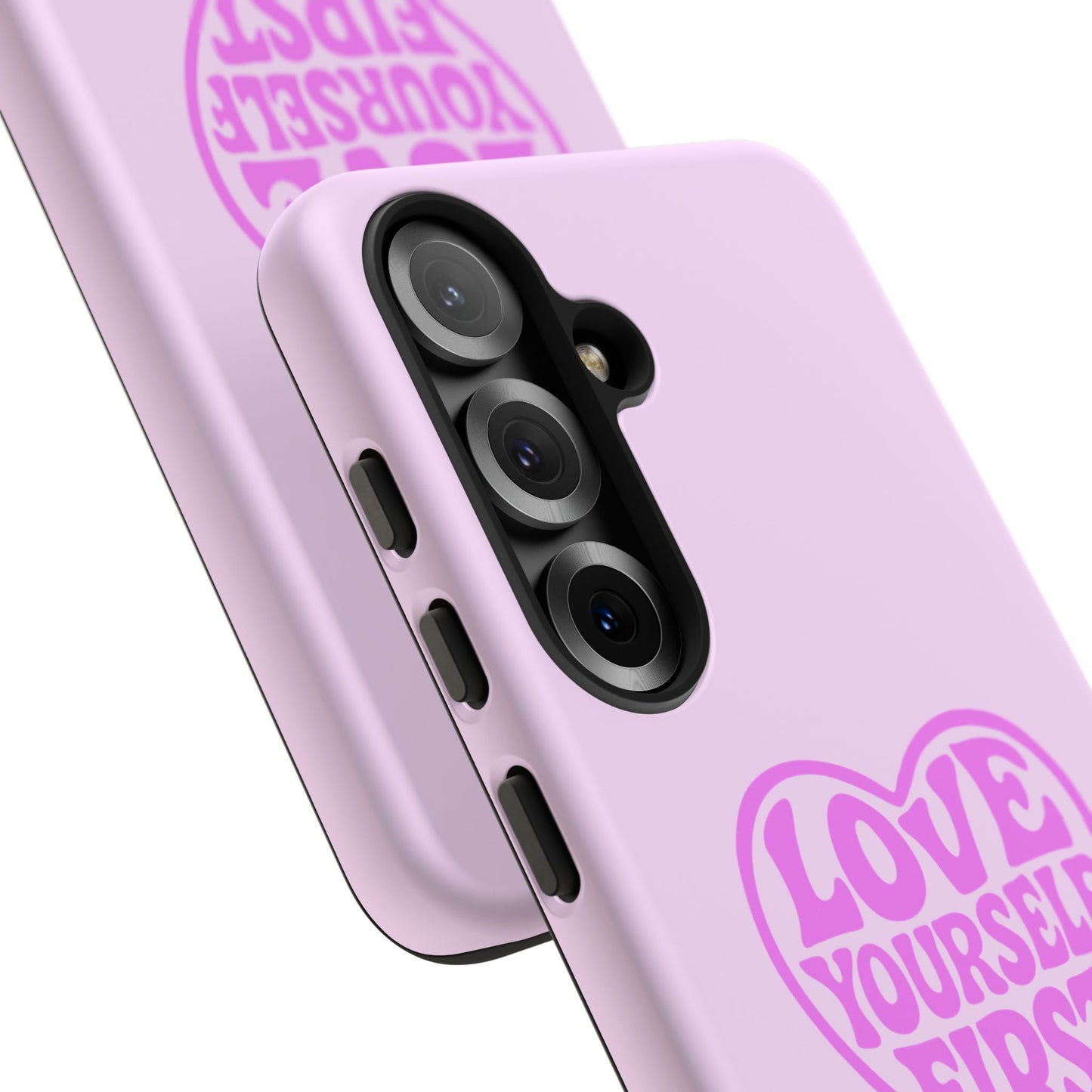 Love Yourself First - Coque Samsung (rose)