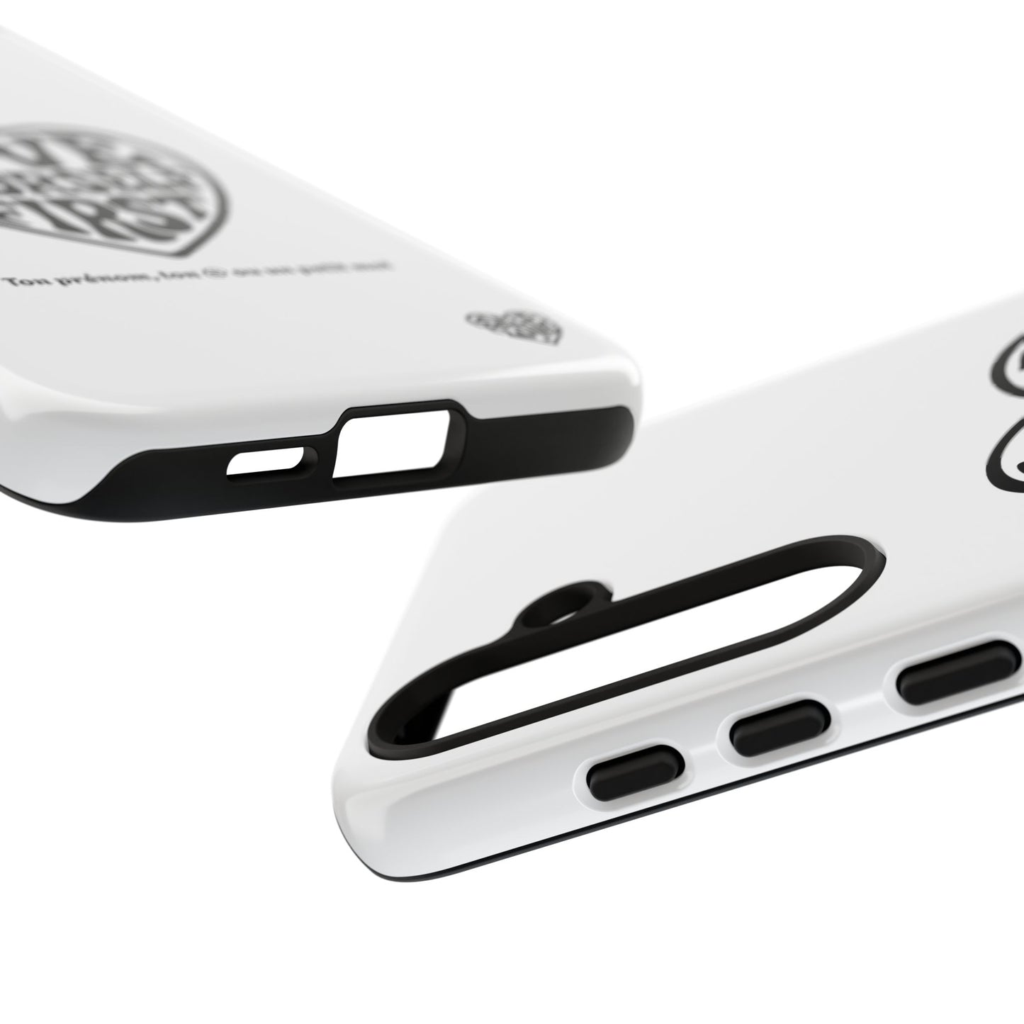 Love Yourself First - Coque Samsung (blanc)