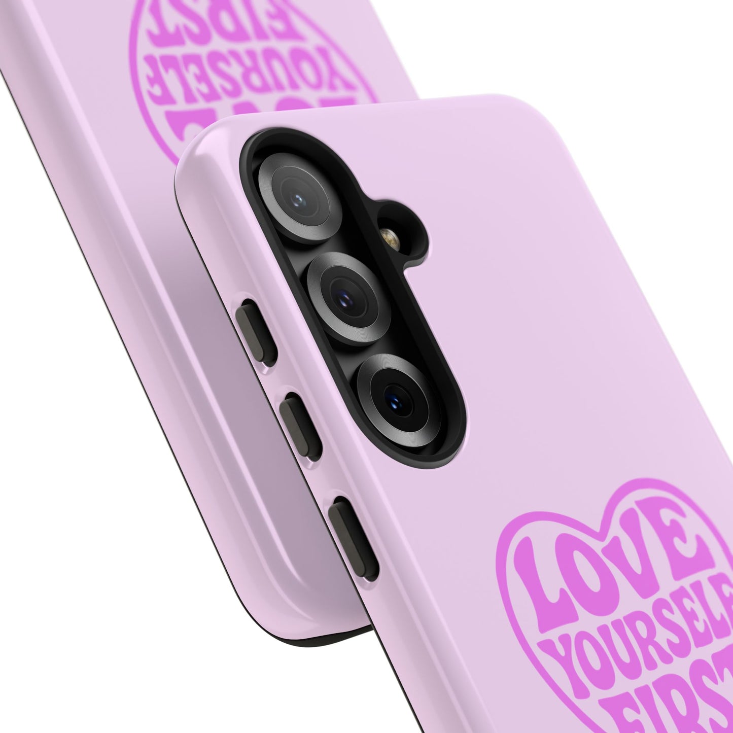 Love Yourself First - Coque Samsung (rose)