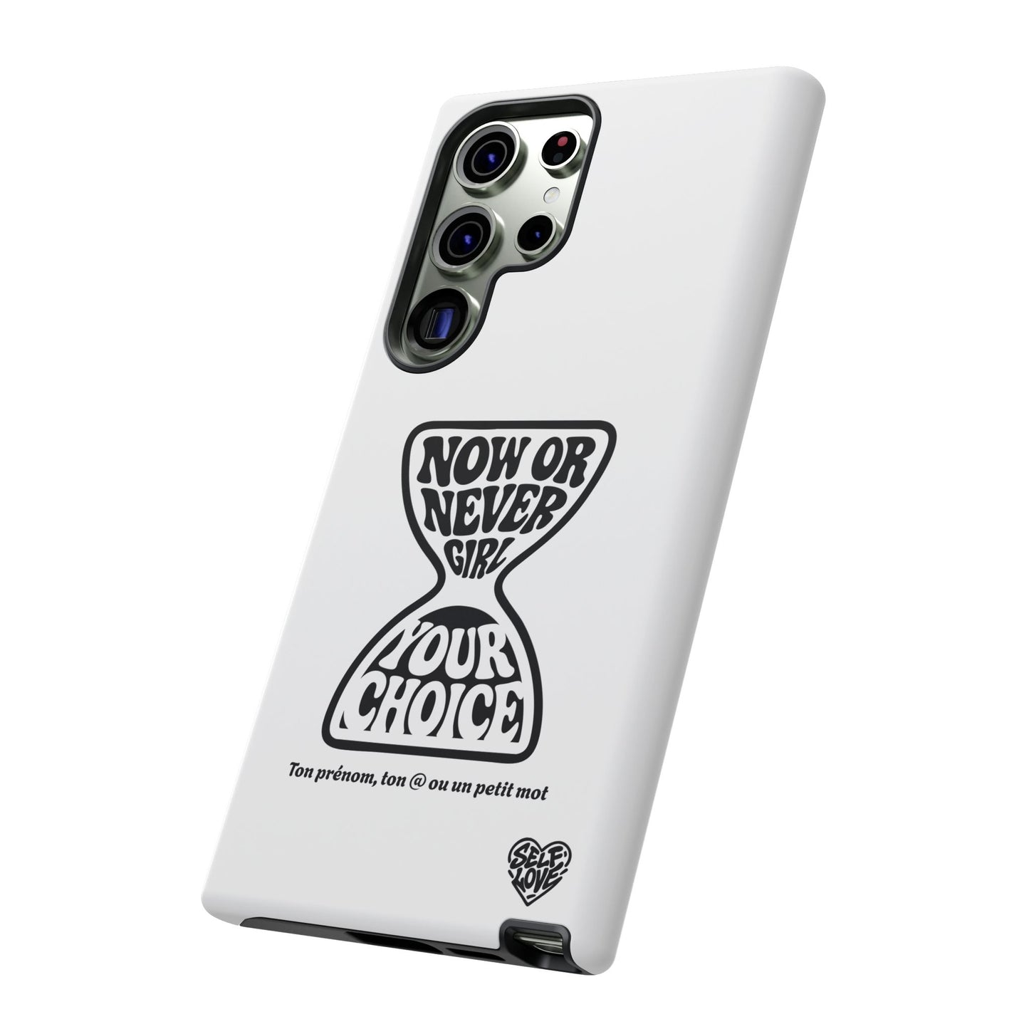 Now Or Never Girl - Coque Samsung (blanc)