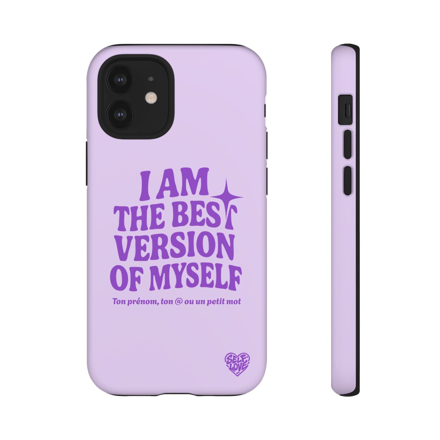 I Am The Best Version Of Myself - Coque iPhone (violet)