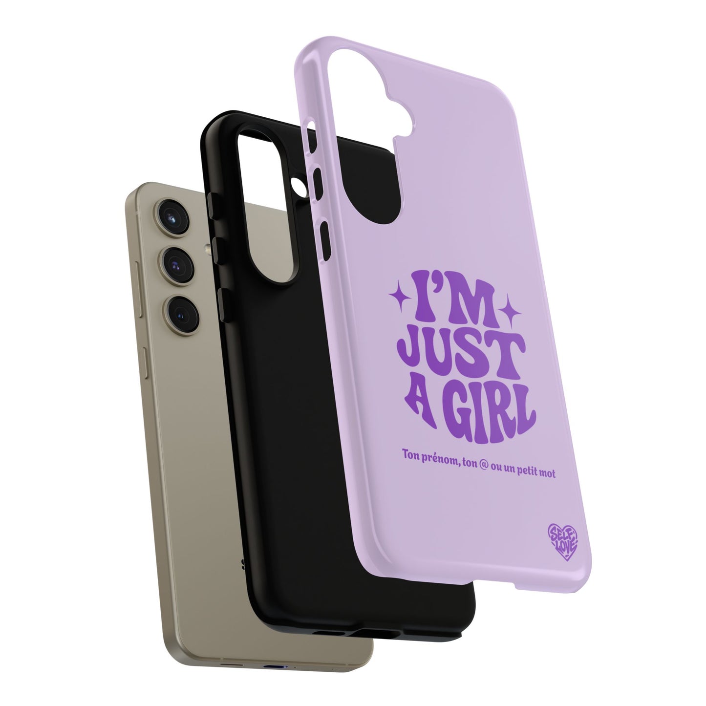 Im Just A Girl - Coque Samsung (violet)