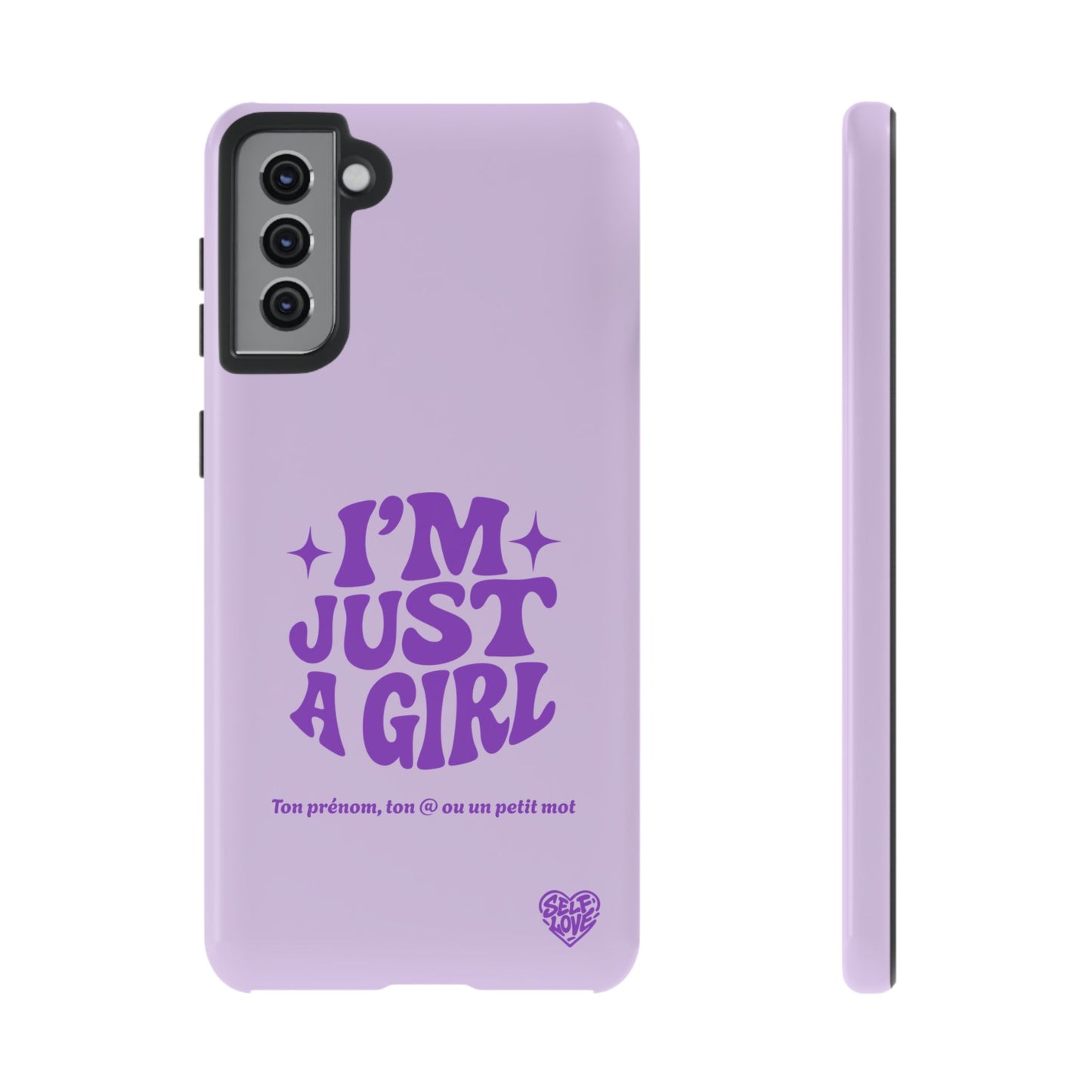 Im Just A Girl - Coque Samsung (violet)