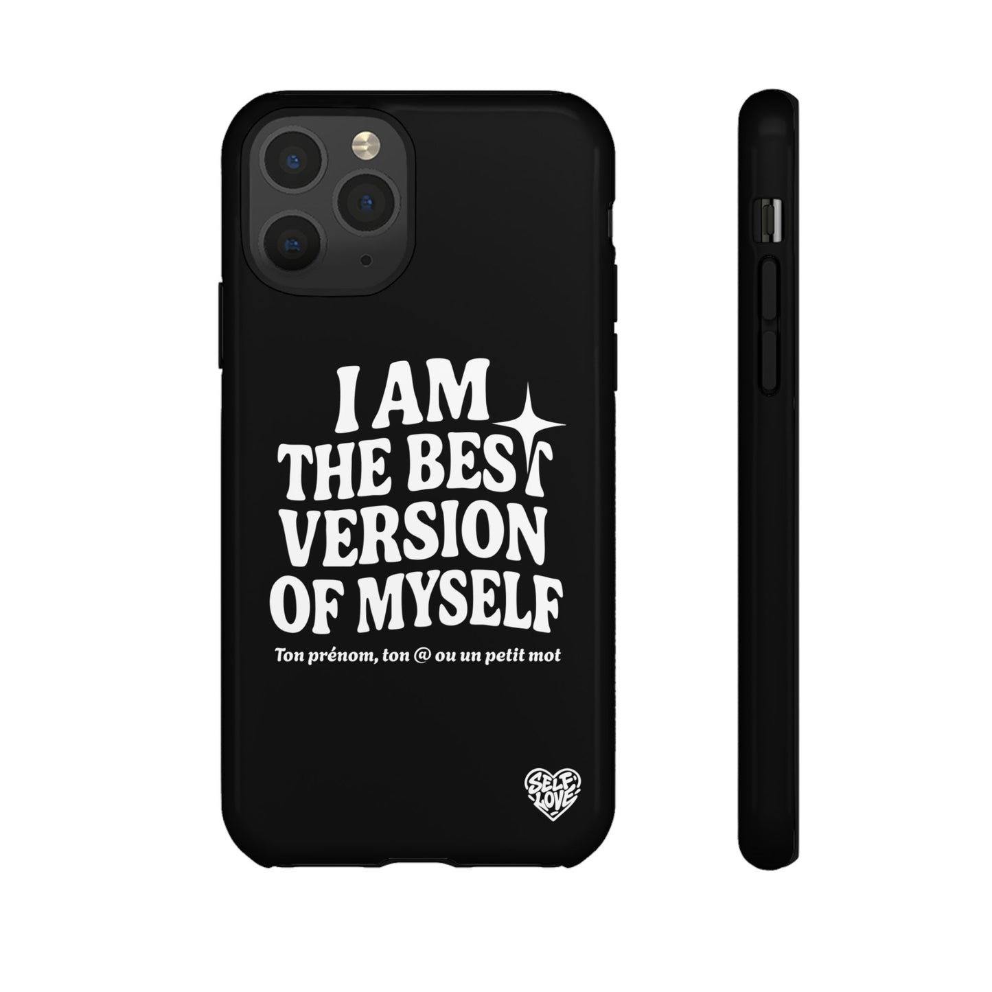 I Am The Best Version Of Myself - Coque iPhone (noir)