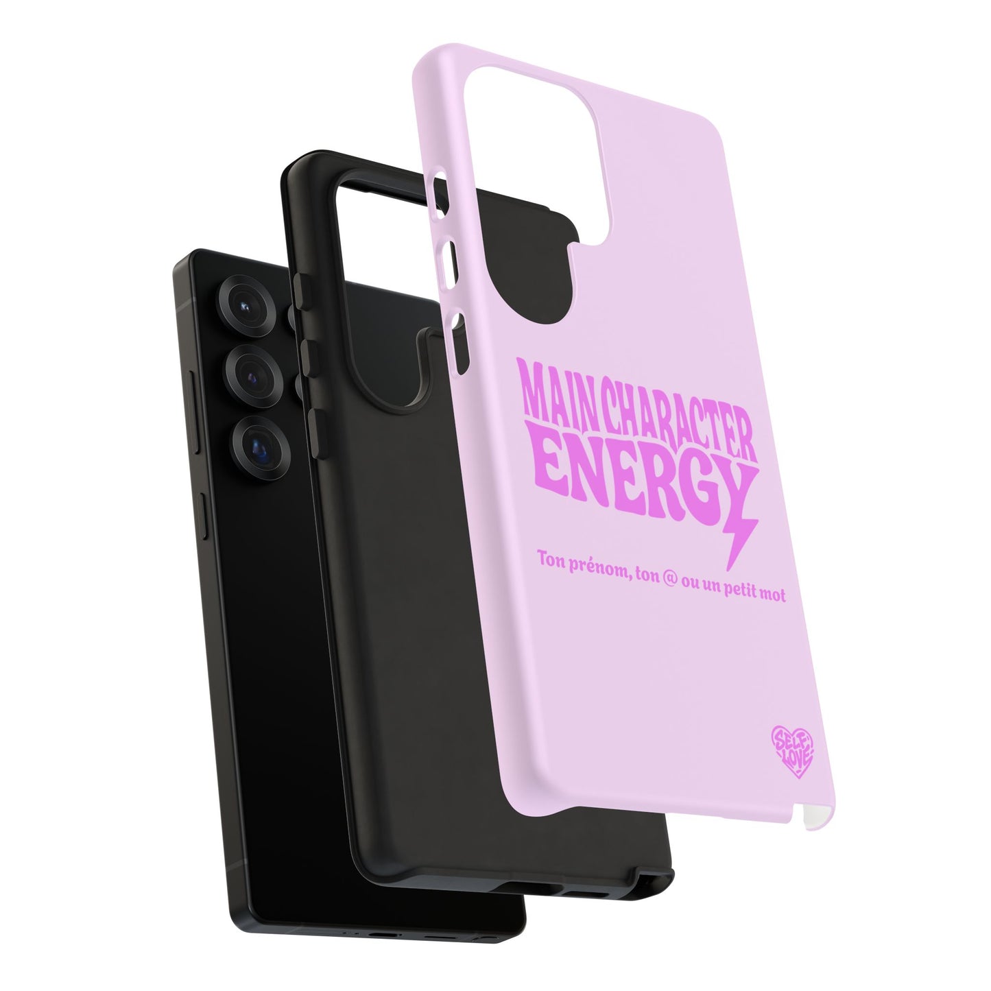 Main Character Energy - Coque Samsung (rose)