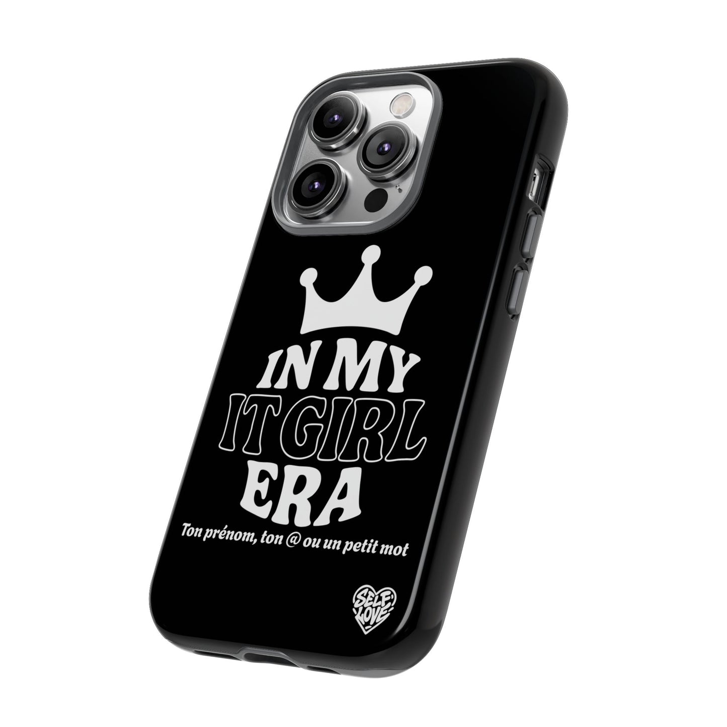 In My It Girl Era - Coque iPhone (noir)