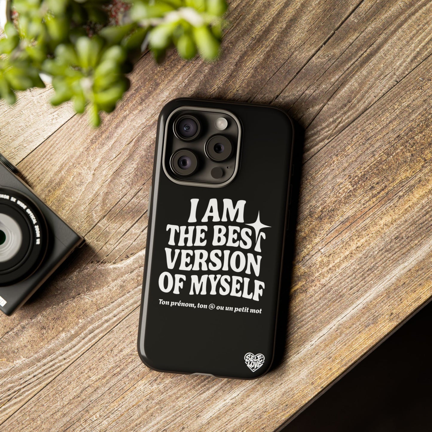 I Am The Best Version Of Myself - Coque iPhone (noir)
