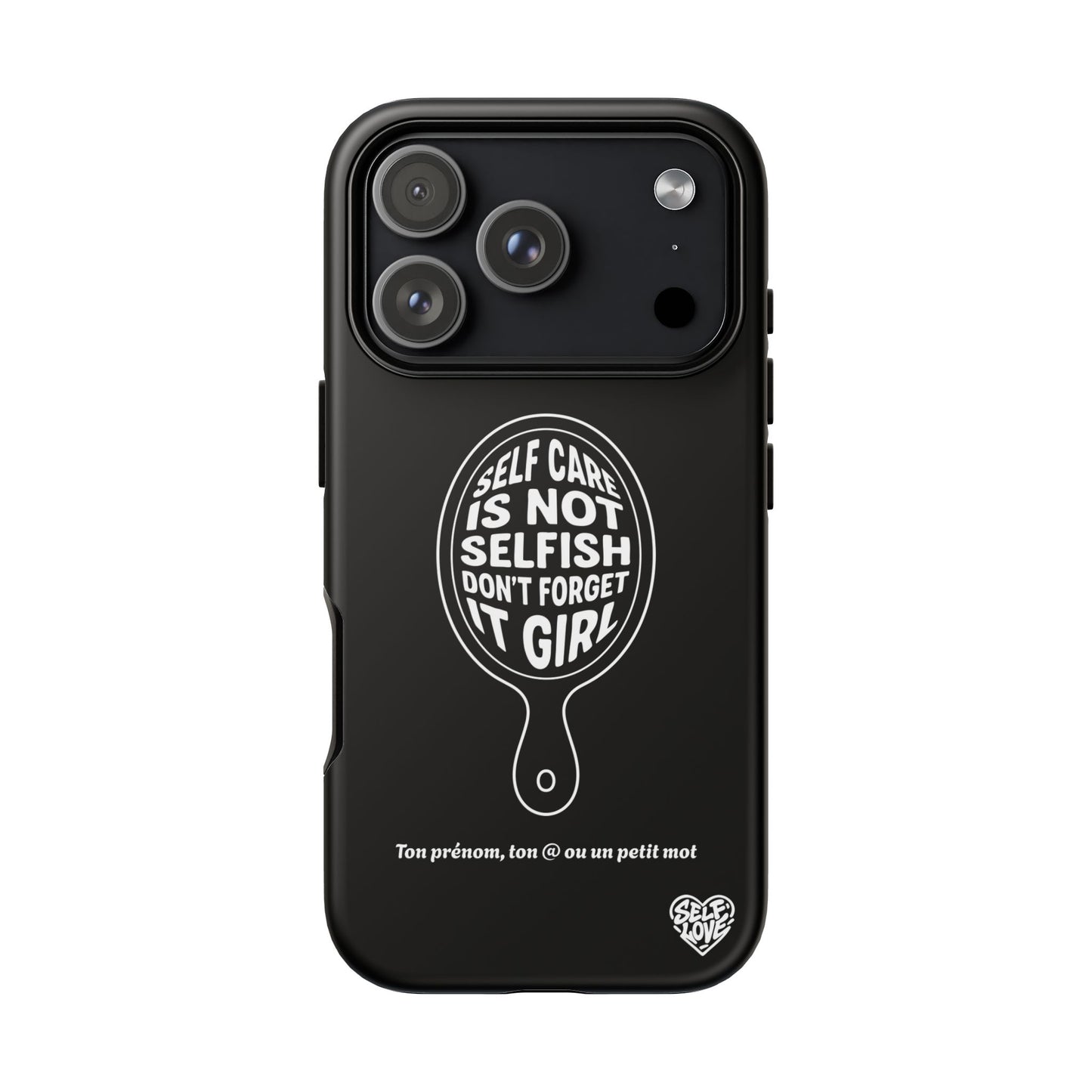 Self Care - Coque iPhone (noir)