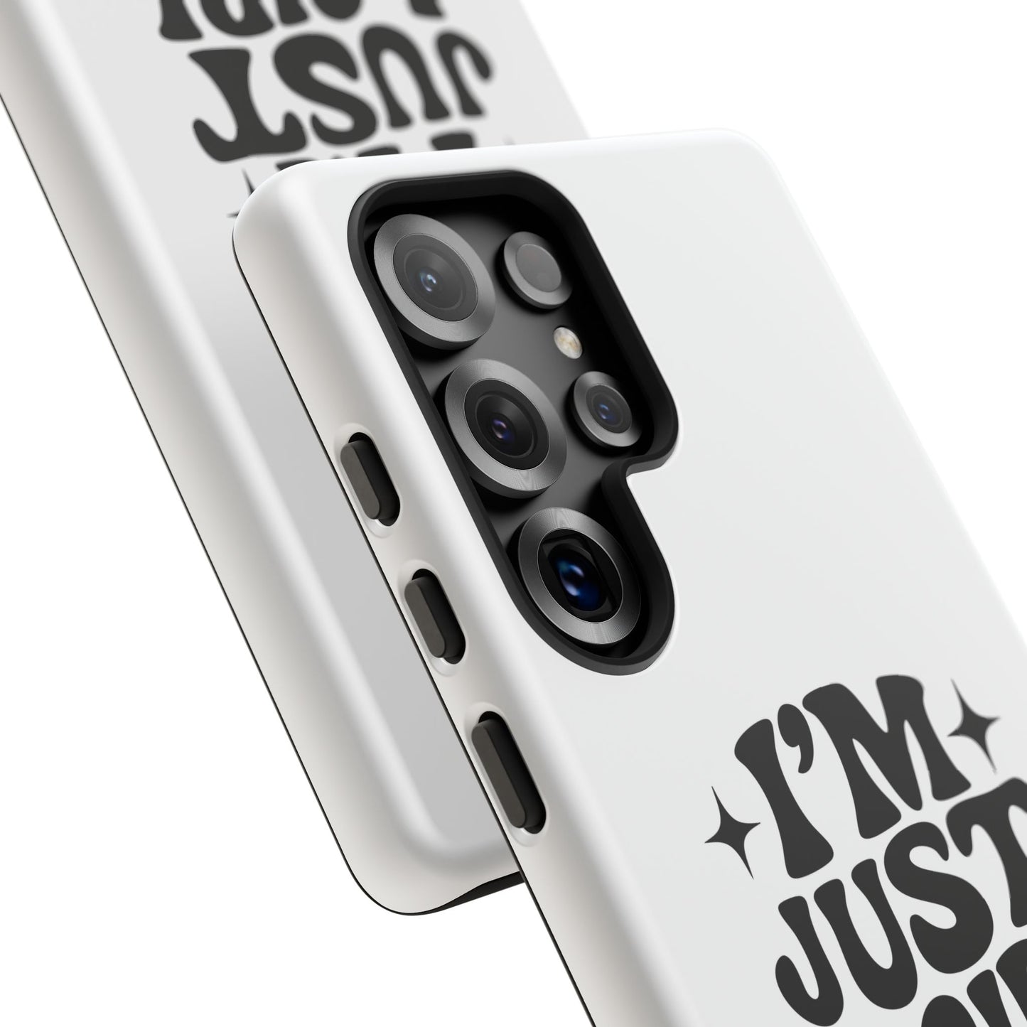 Im Just A Girl - Coque Samsung (blanc)