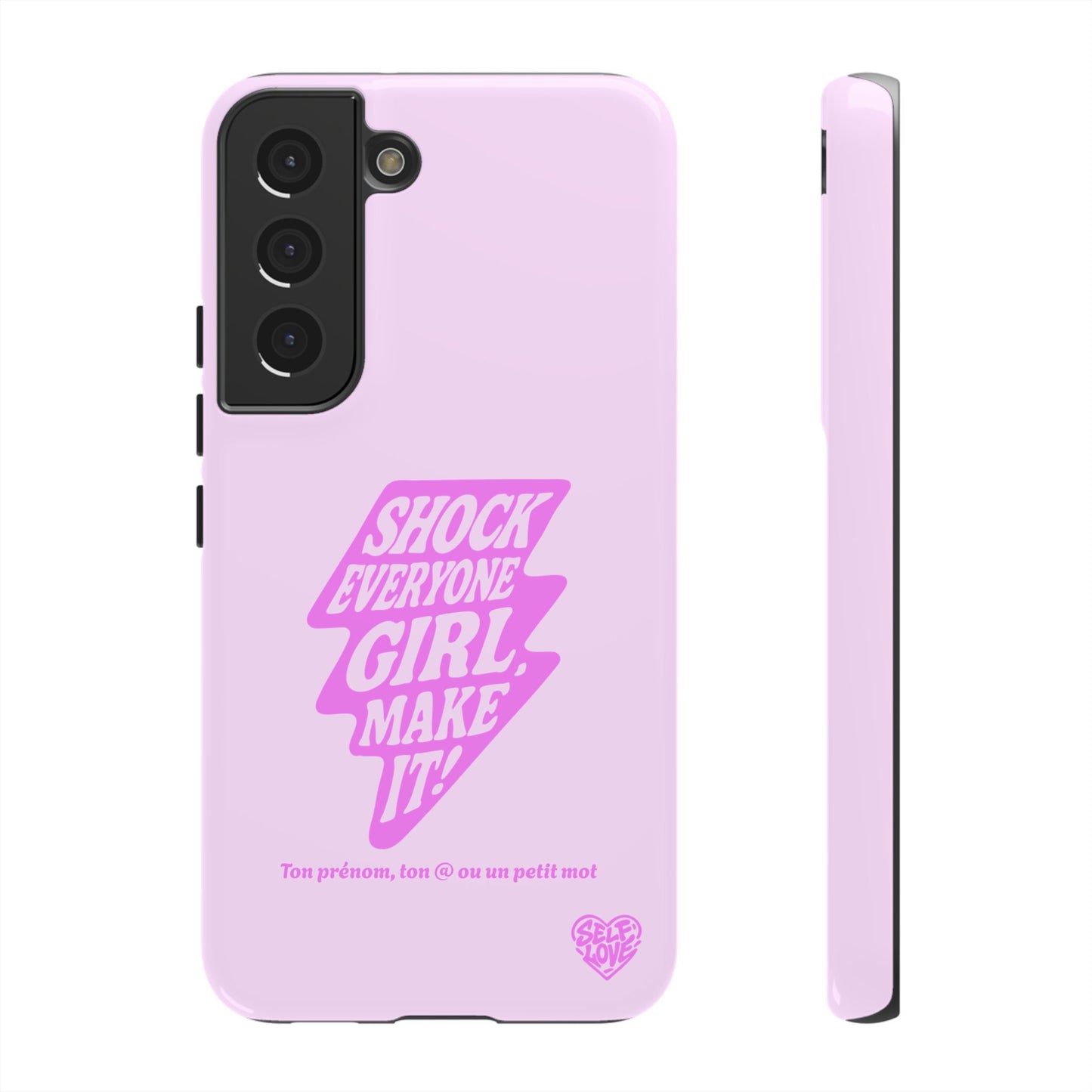 Shock Everyone - Coque Samsung (rose)