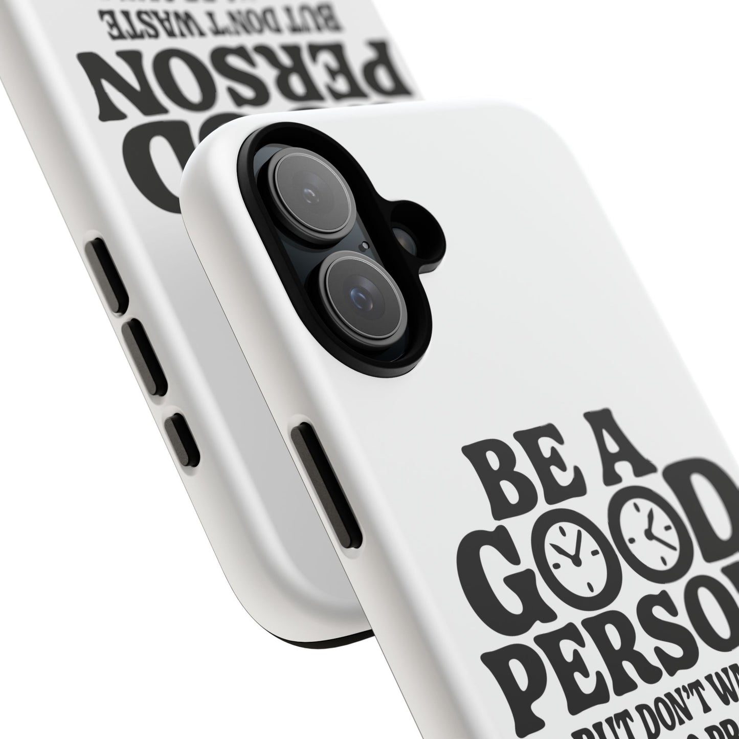 Be A Good Person - Coque iPhone (blanc)