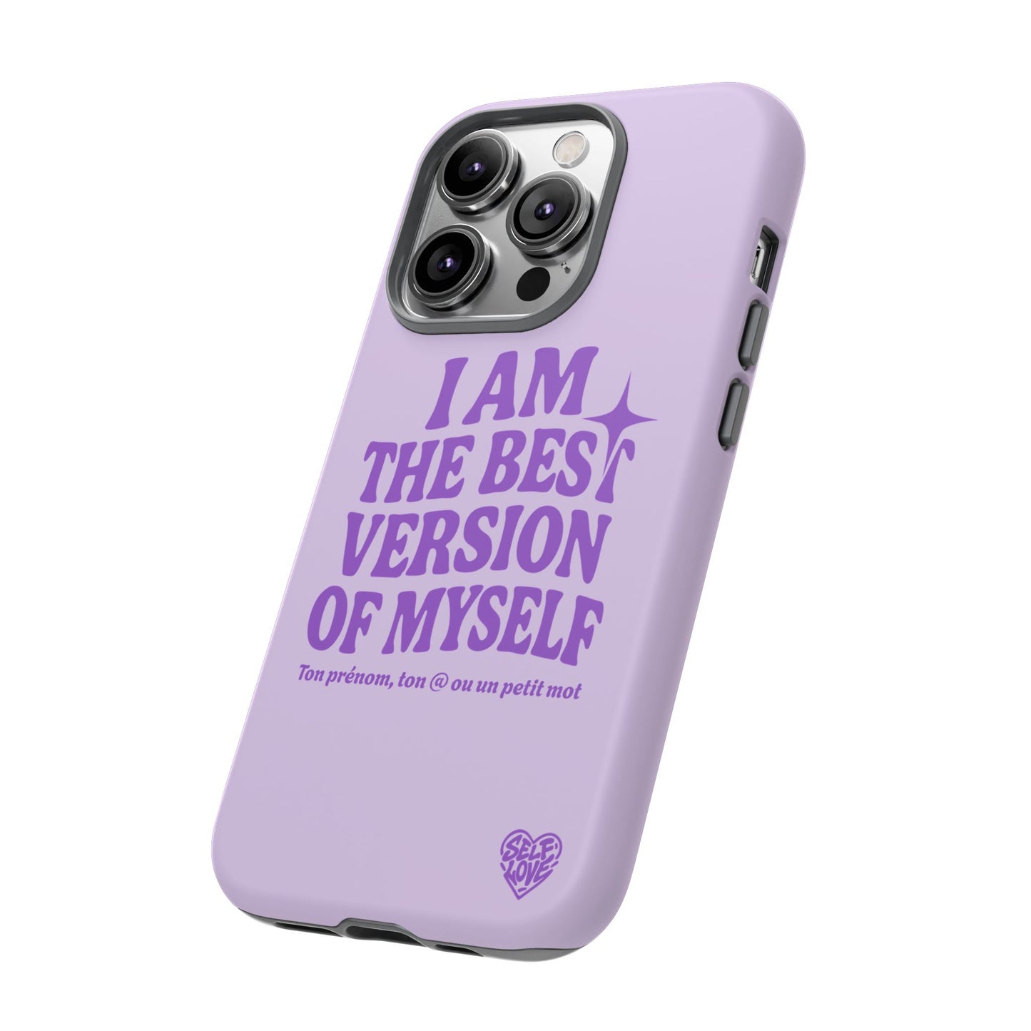 I Am The Best Version Of Myself - Coque iPhone (violet)