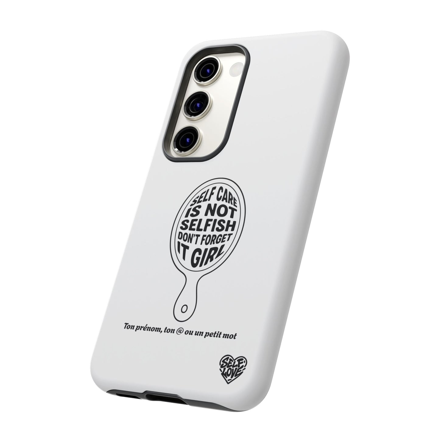 Self Care - Coque Samsung (blanc)