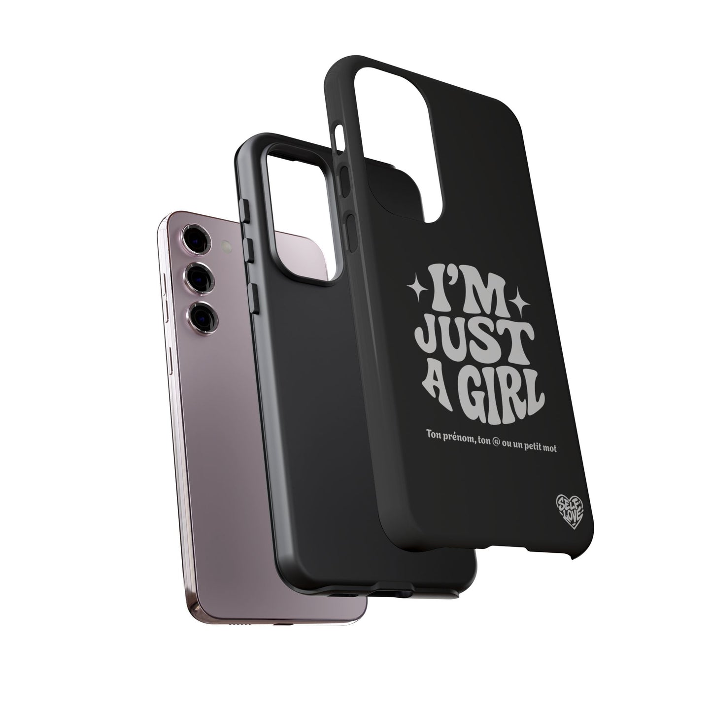 Im Just A Girl - Coque Samsung (noir)