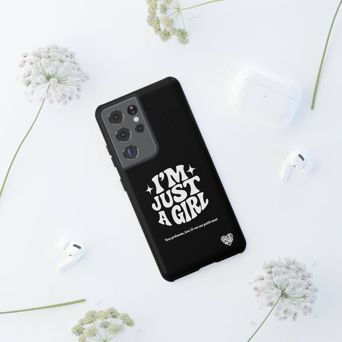 Im Just A Girl - Coque Samsung (noir)
