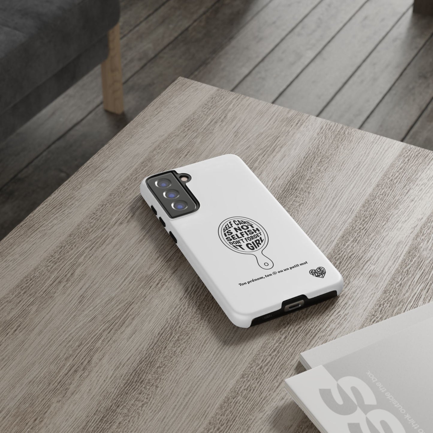 Self Care - Coque Samsung (blanc)