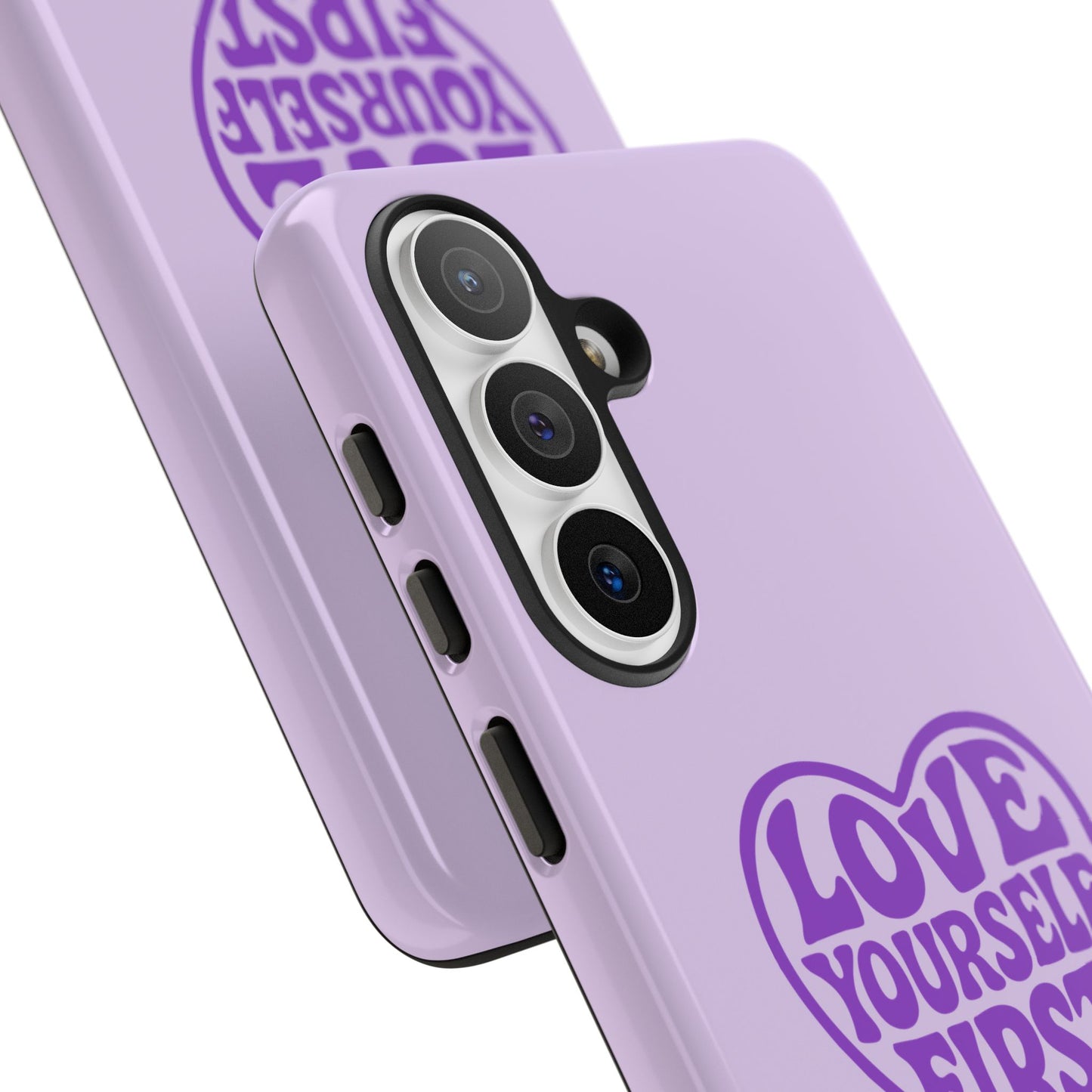Love Yourself First - Coque Samsung (violet)