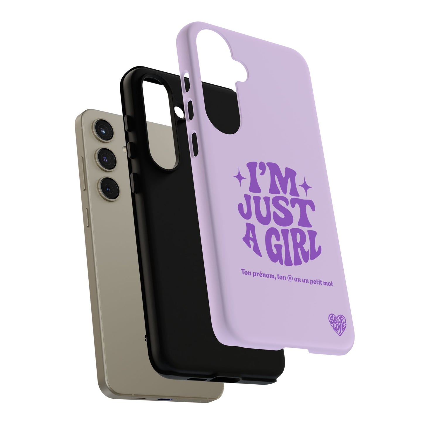 Im Just A Girl - Coque Samsung (violet)