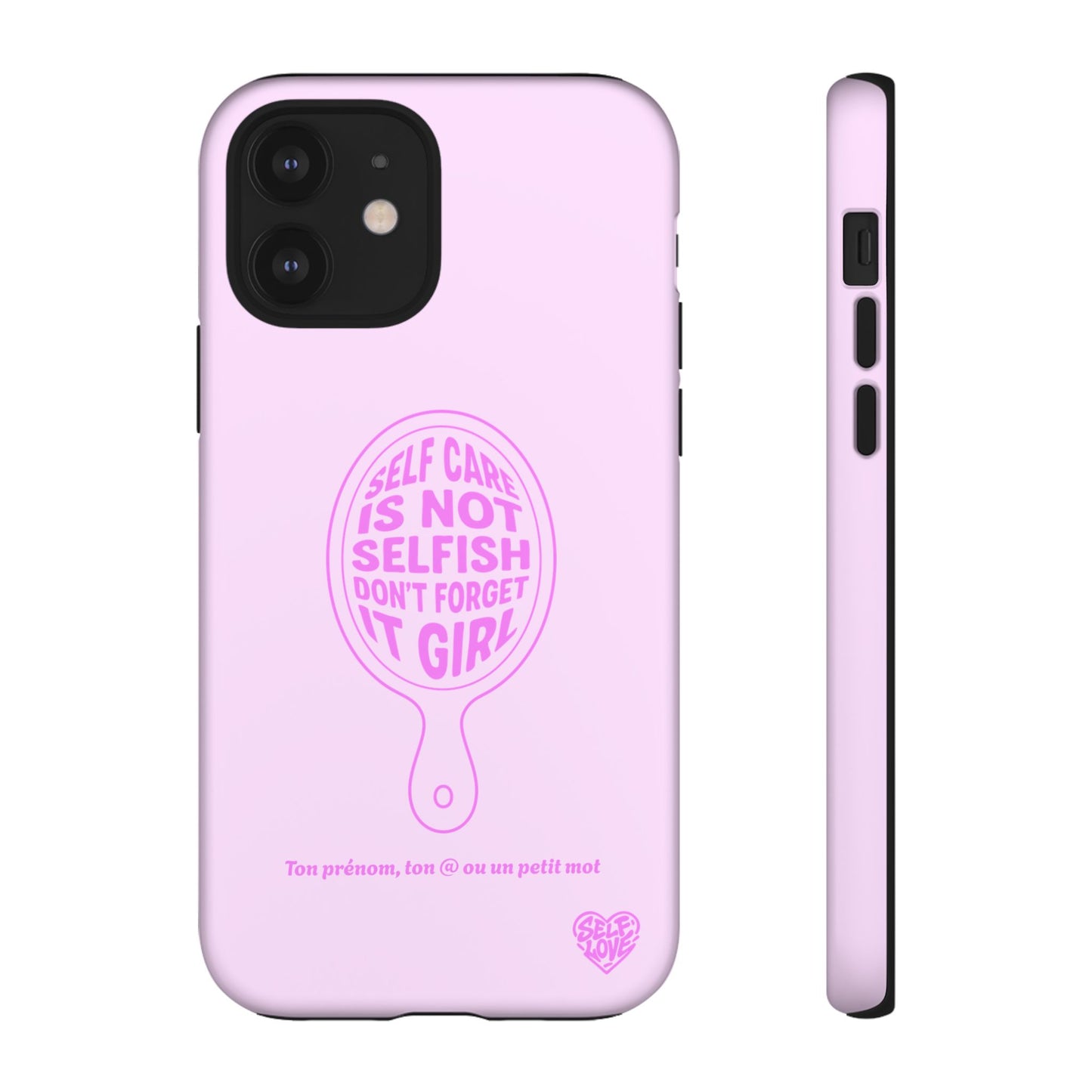 Self Care - Coque iPhone (rose)