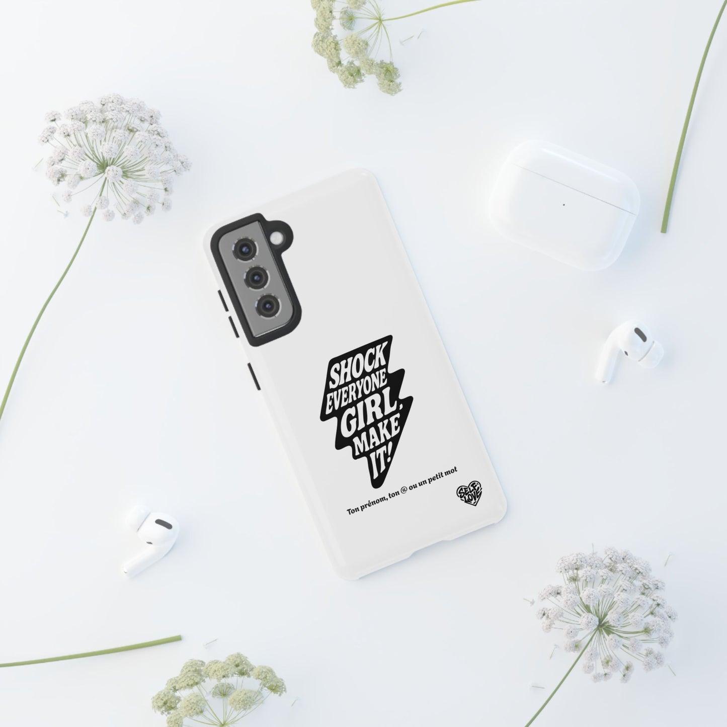 Shock Everyone - Coque Samsung (blanc)
