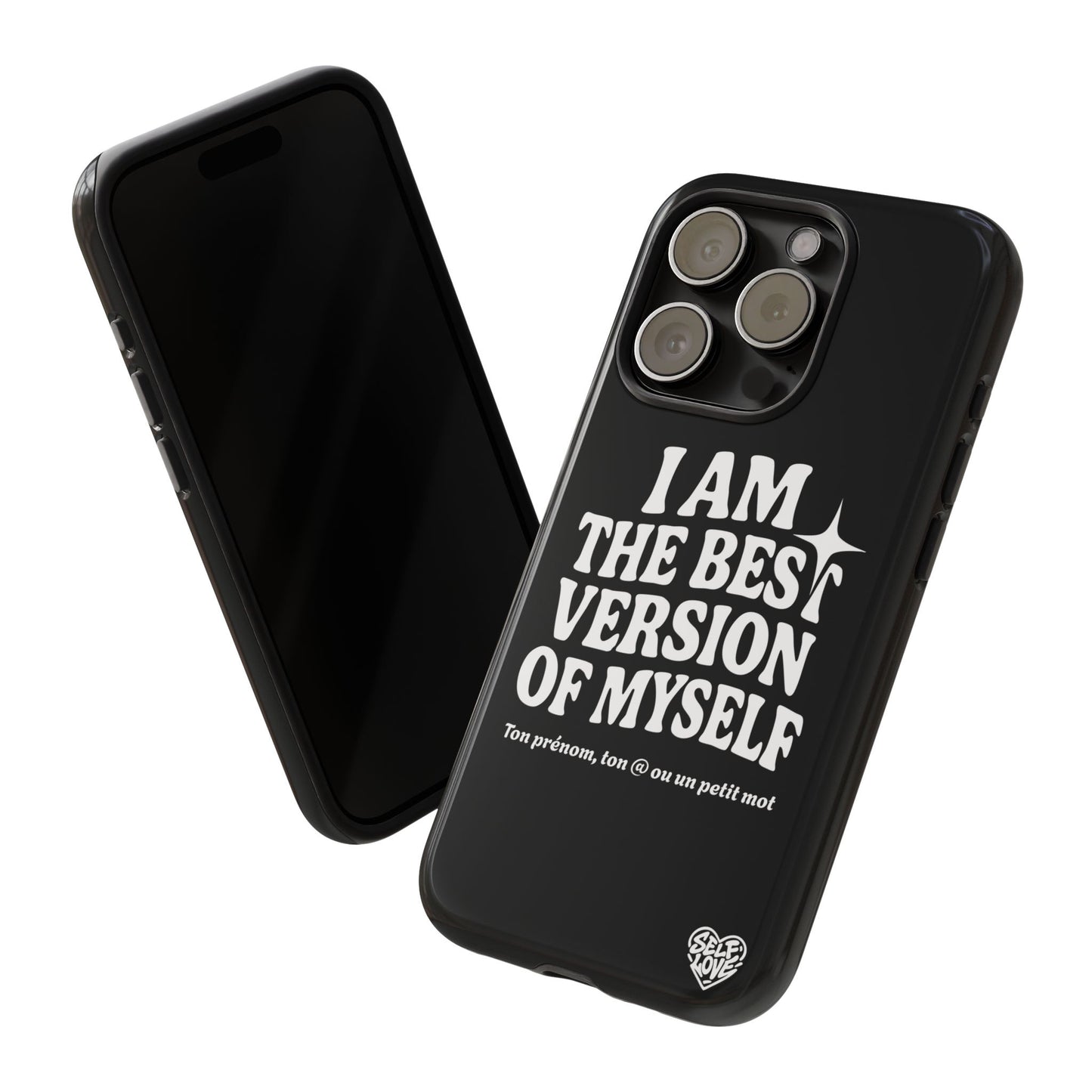 I Am The Best Version Of Myself - Coque iPhone (noir)