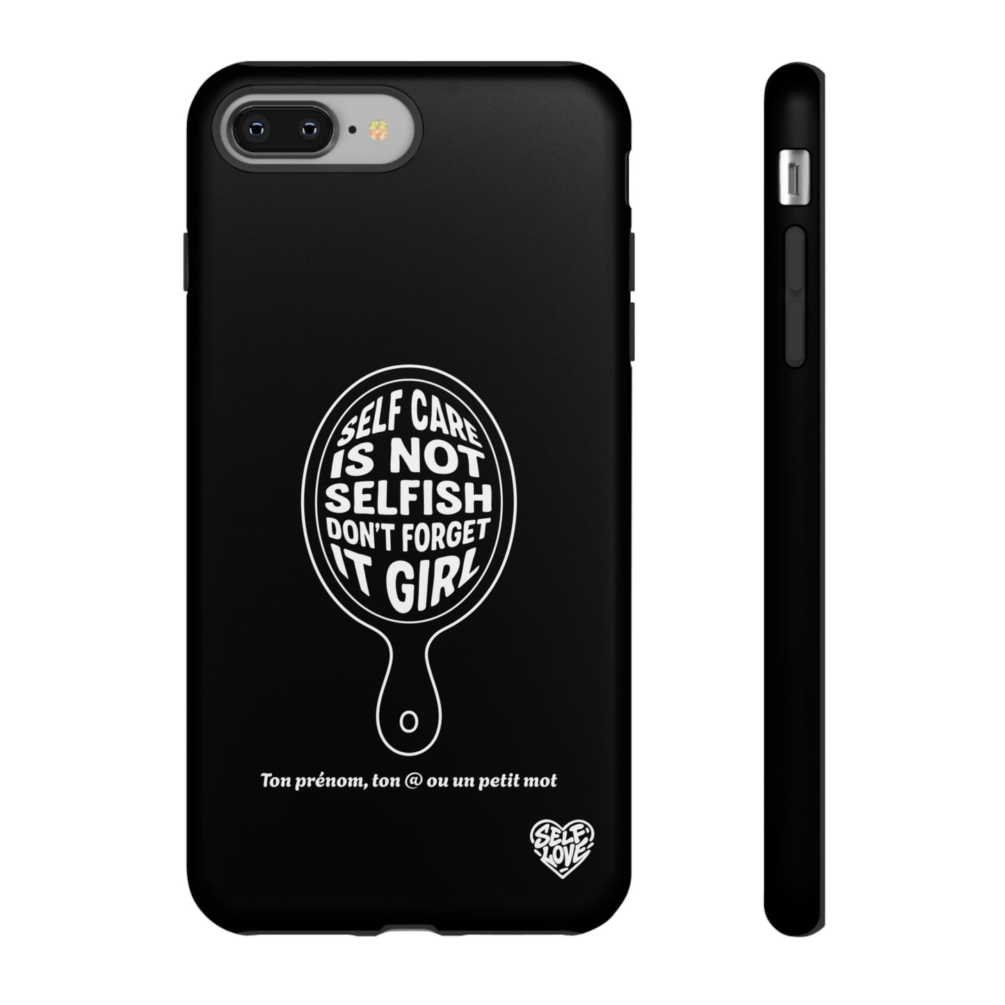 Self Care - Coque iPhone (noir)