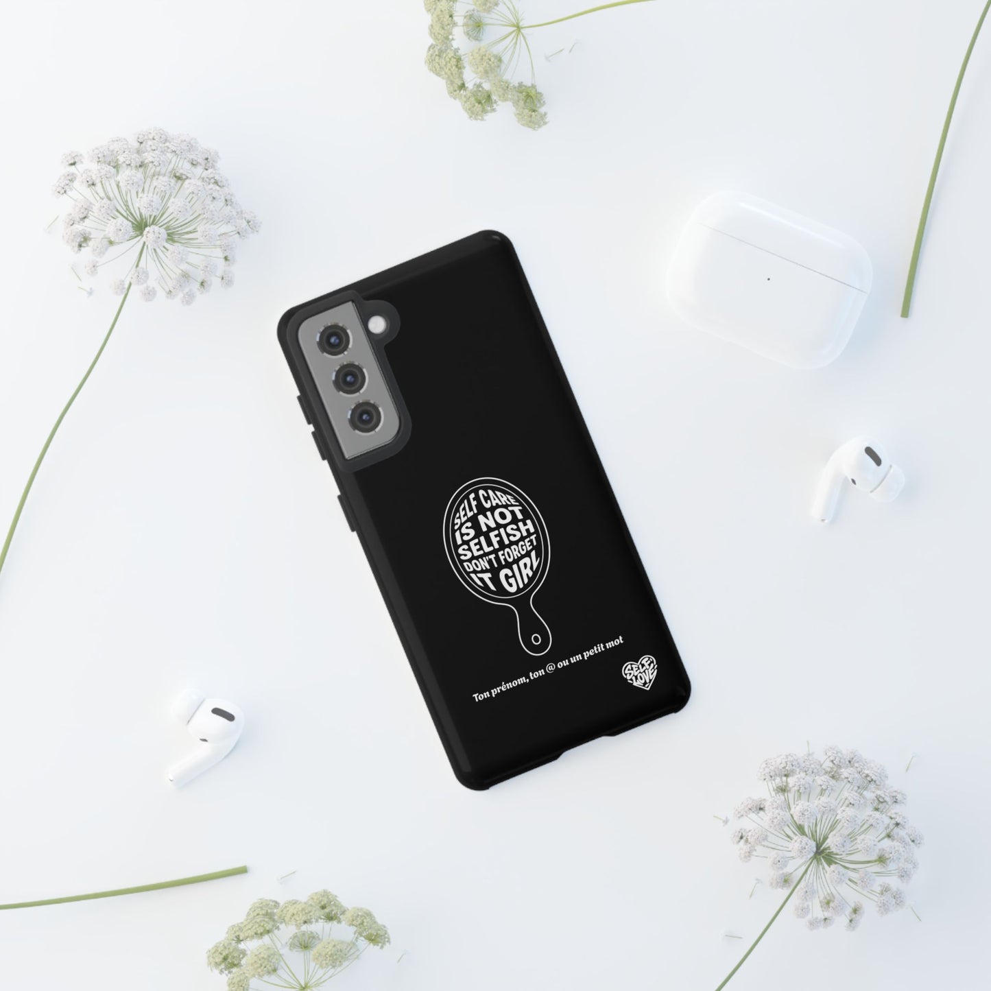 Self Care - Coque Samsung (noir)