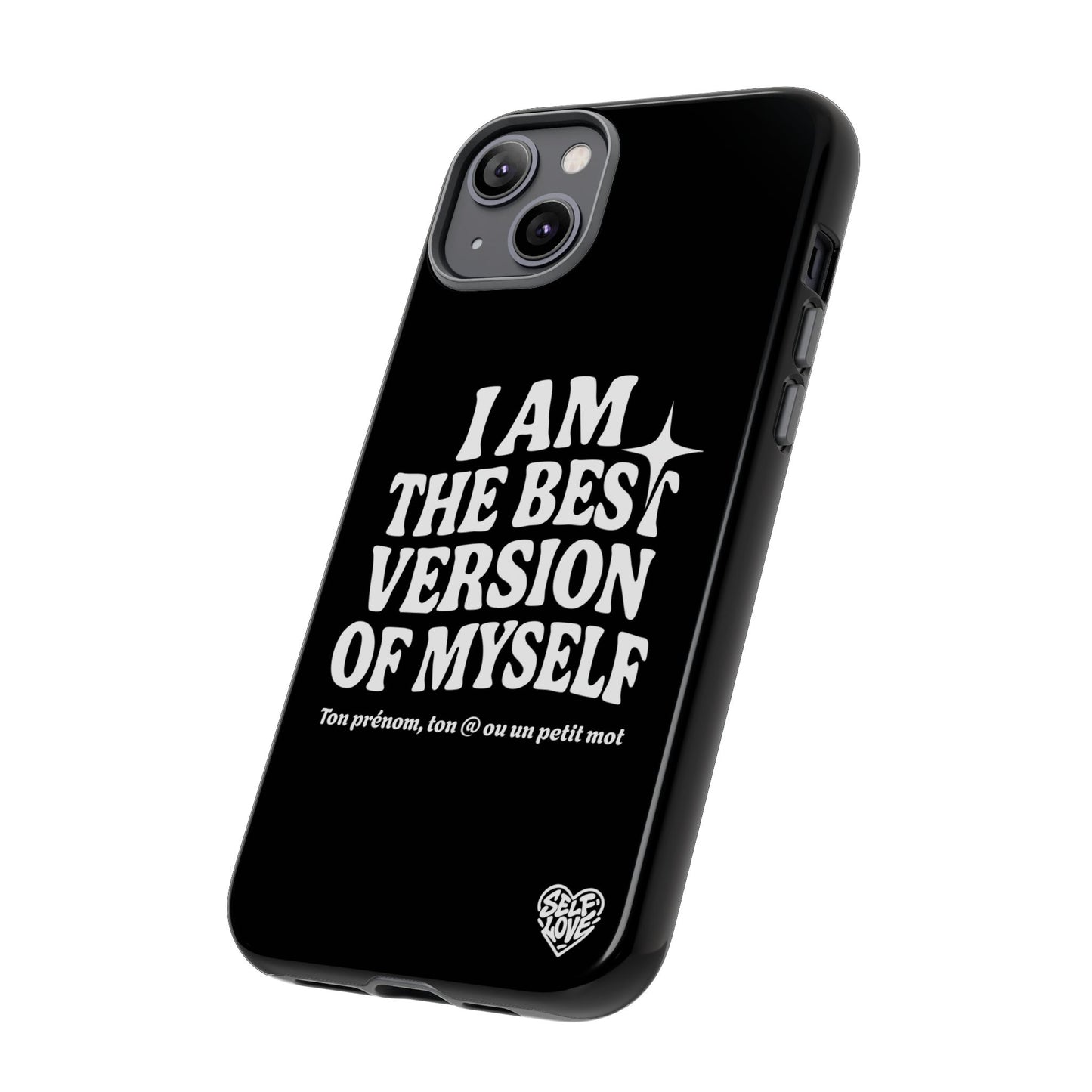 I Am The Best Version Of Myself - Coque iPhone (noir)