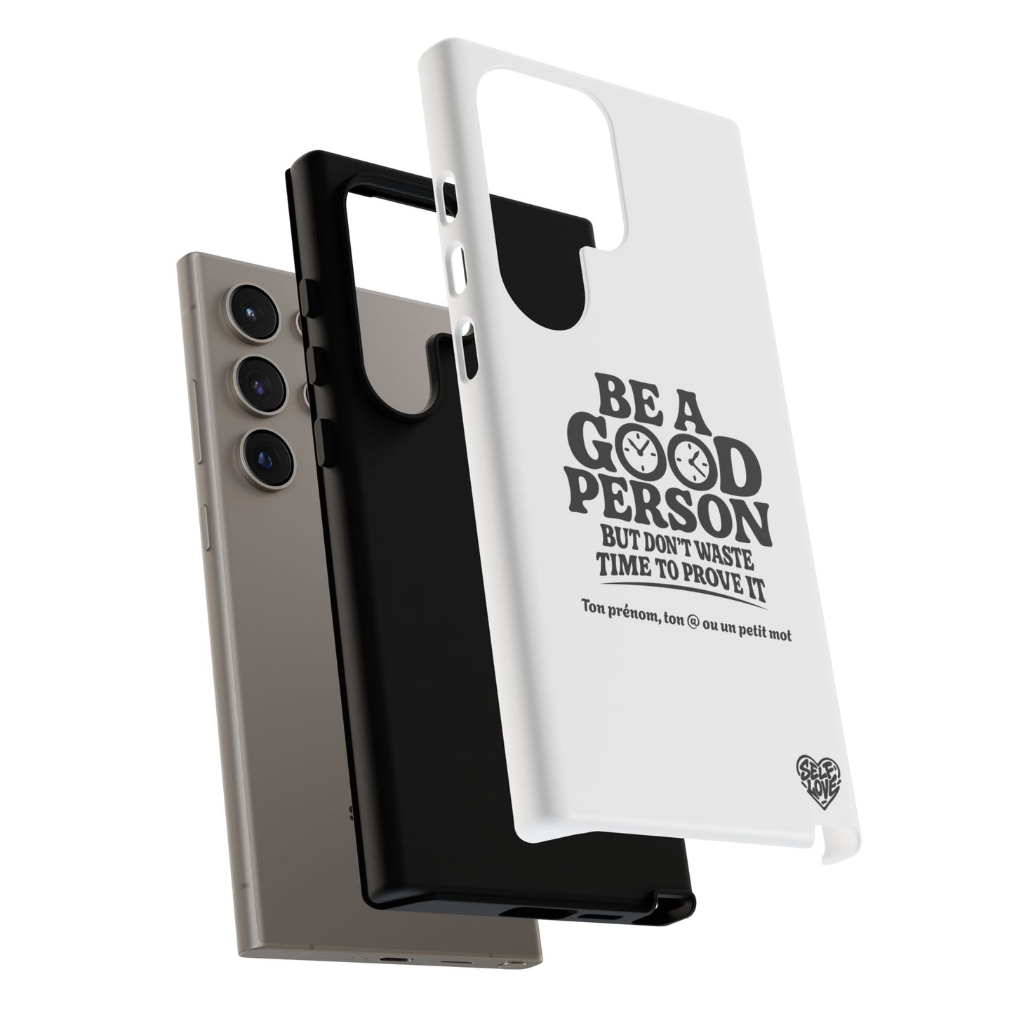 Be A Good Person - Coque Samsung (blanc)